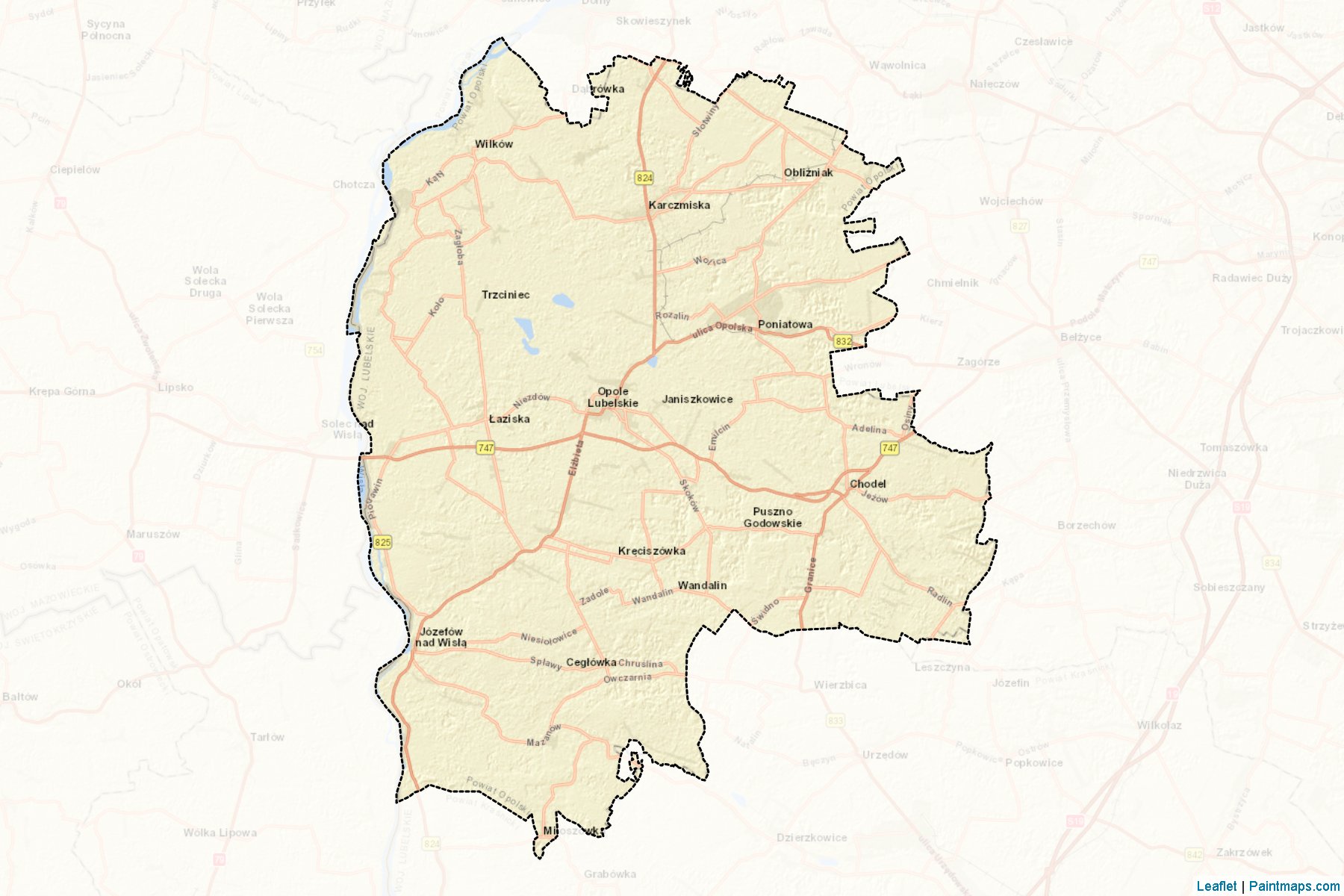 Opolski (Lubelskie) Map Cropping Samples-2