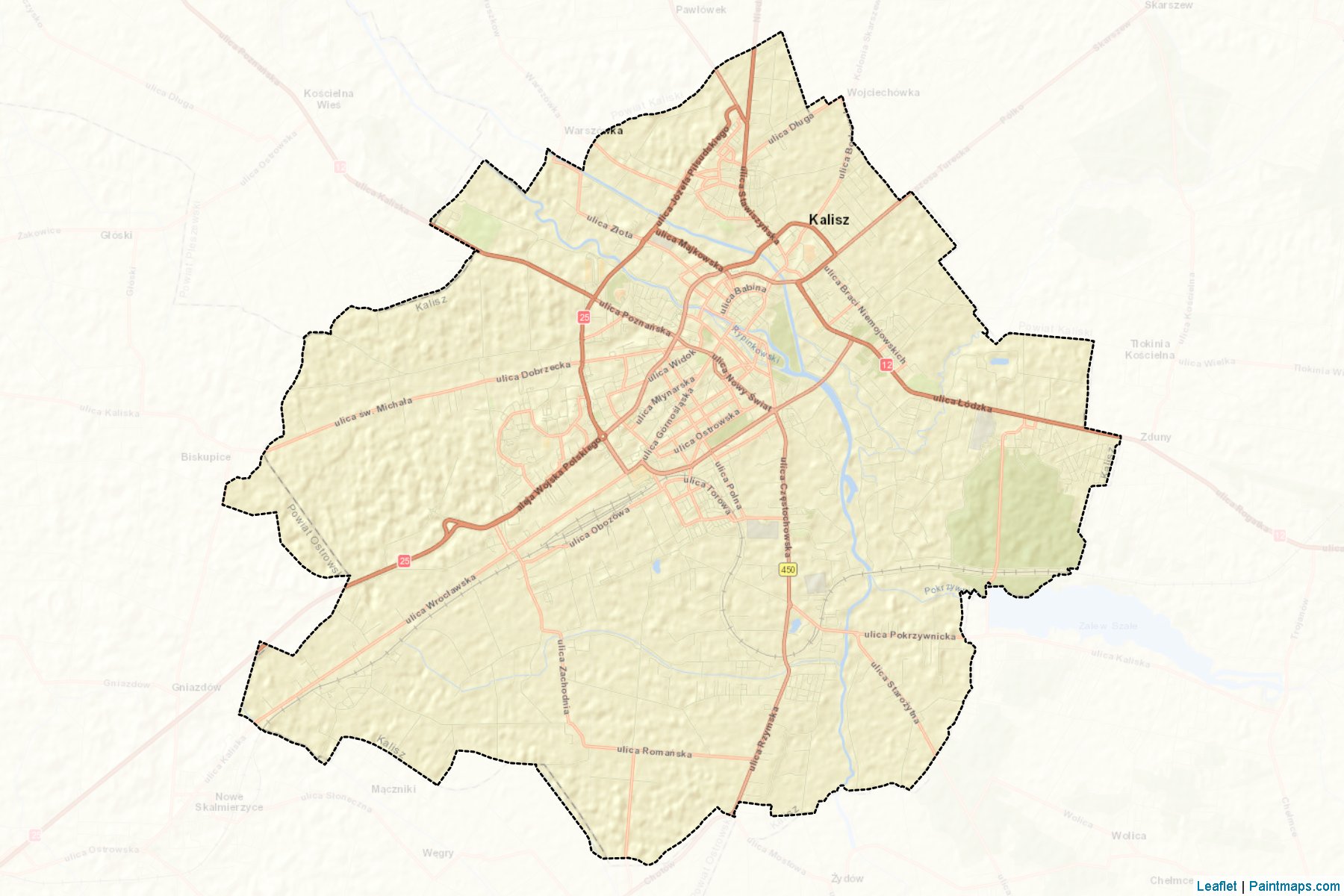 Kalisz Region (Greater Poland) Map Cropping Samples-2