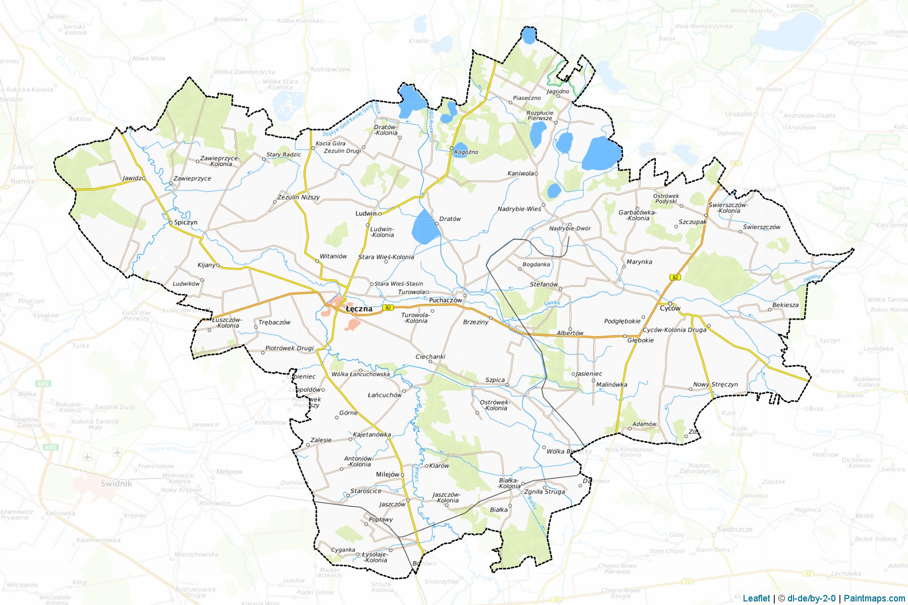 Łęczyński (Lubelskie) Map Cropping Samples-1