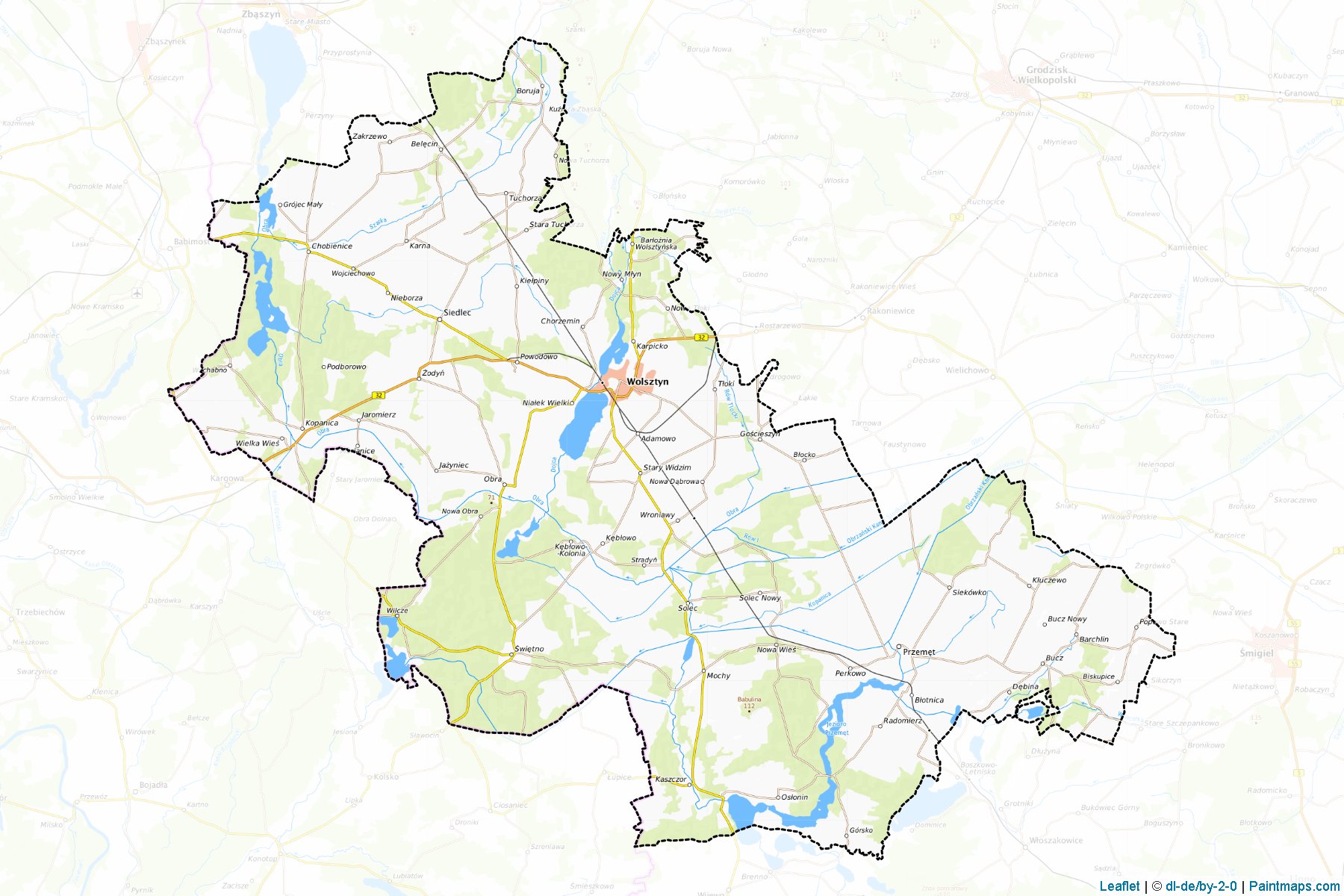 Wolsztyński (Greater Poland) Map Cropping Samples-1