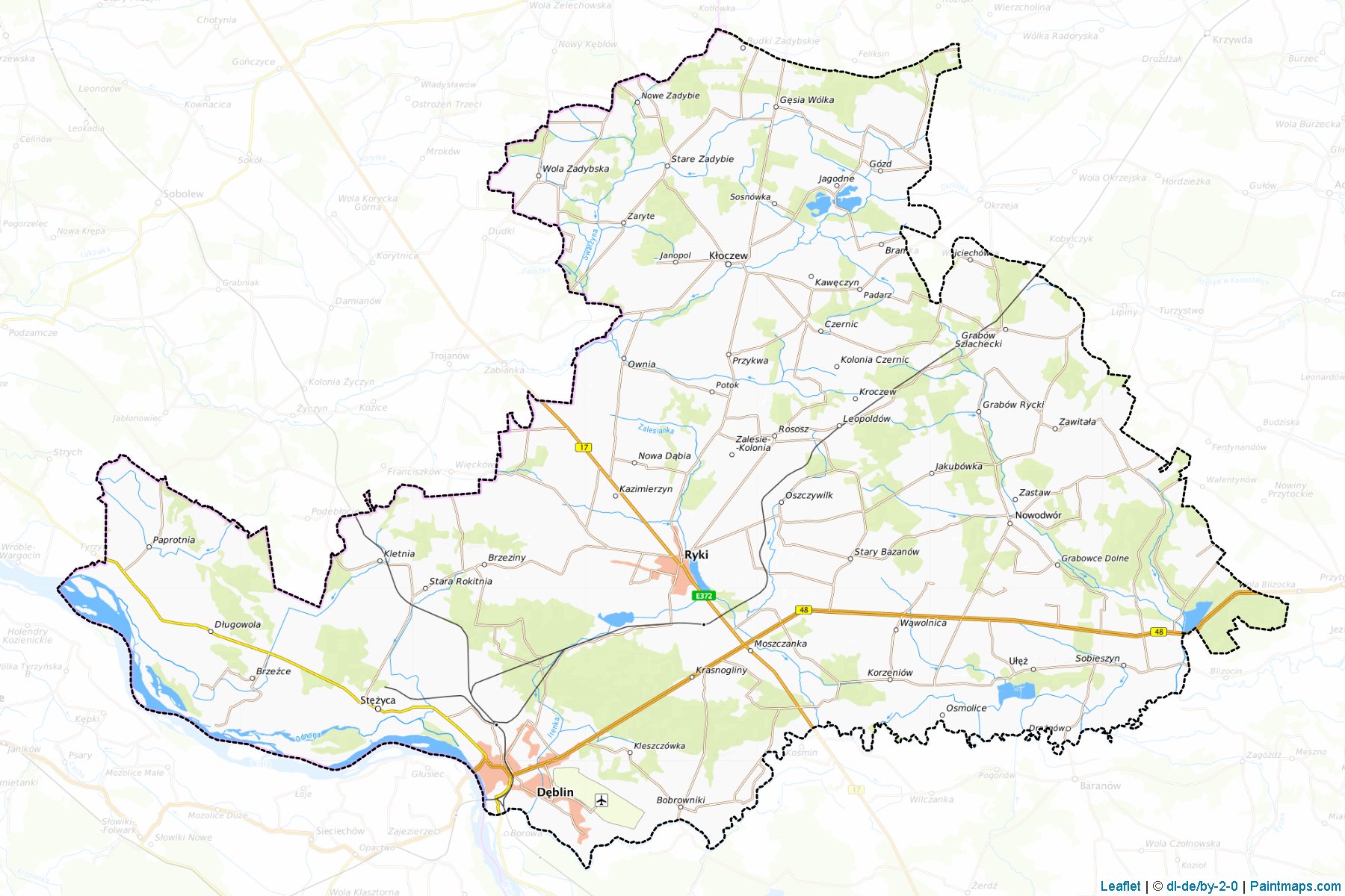 Ryki (Lubelskie) Map Cropping Samples-1