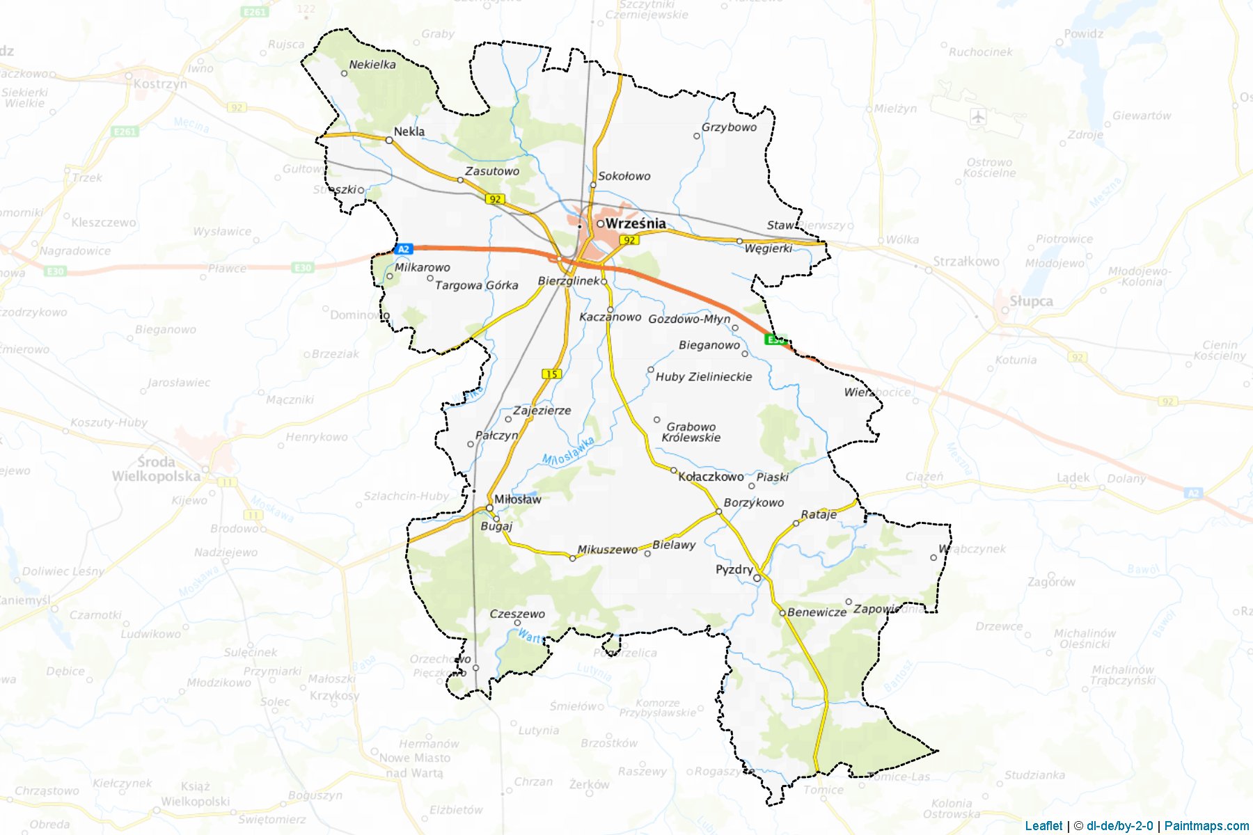 Wrzesiński (Greater Poland) Map Cropping Samples-1