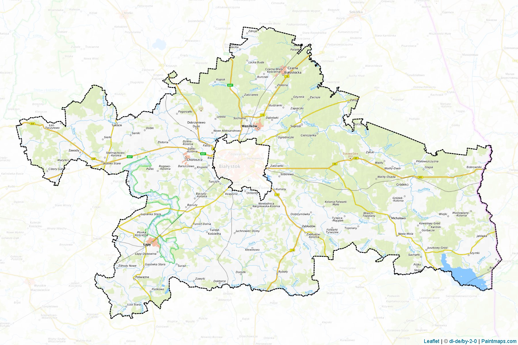 Białostocki (Podlaskie) Map Cropping Samples-1