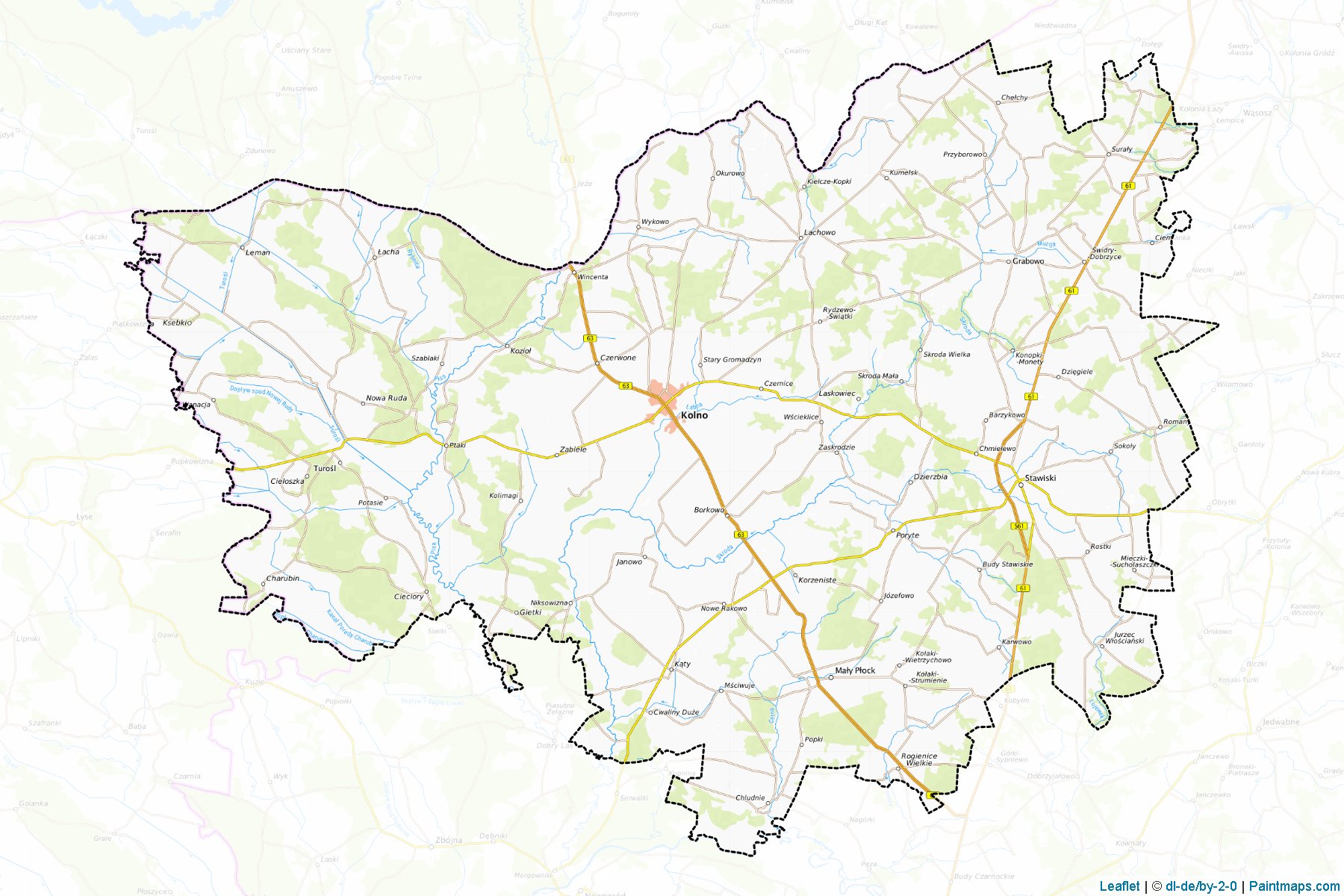 Kolneński (Podlaskie) Map Cropping Samples-1