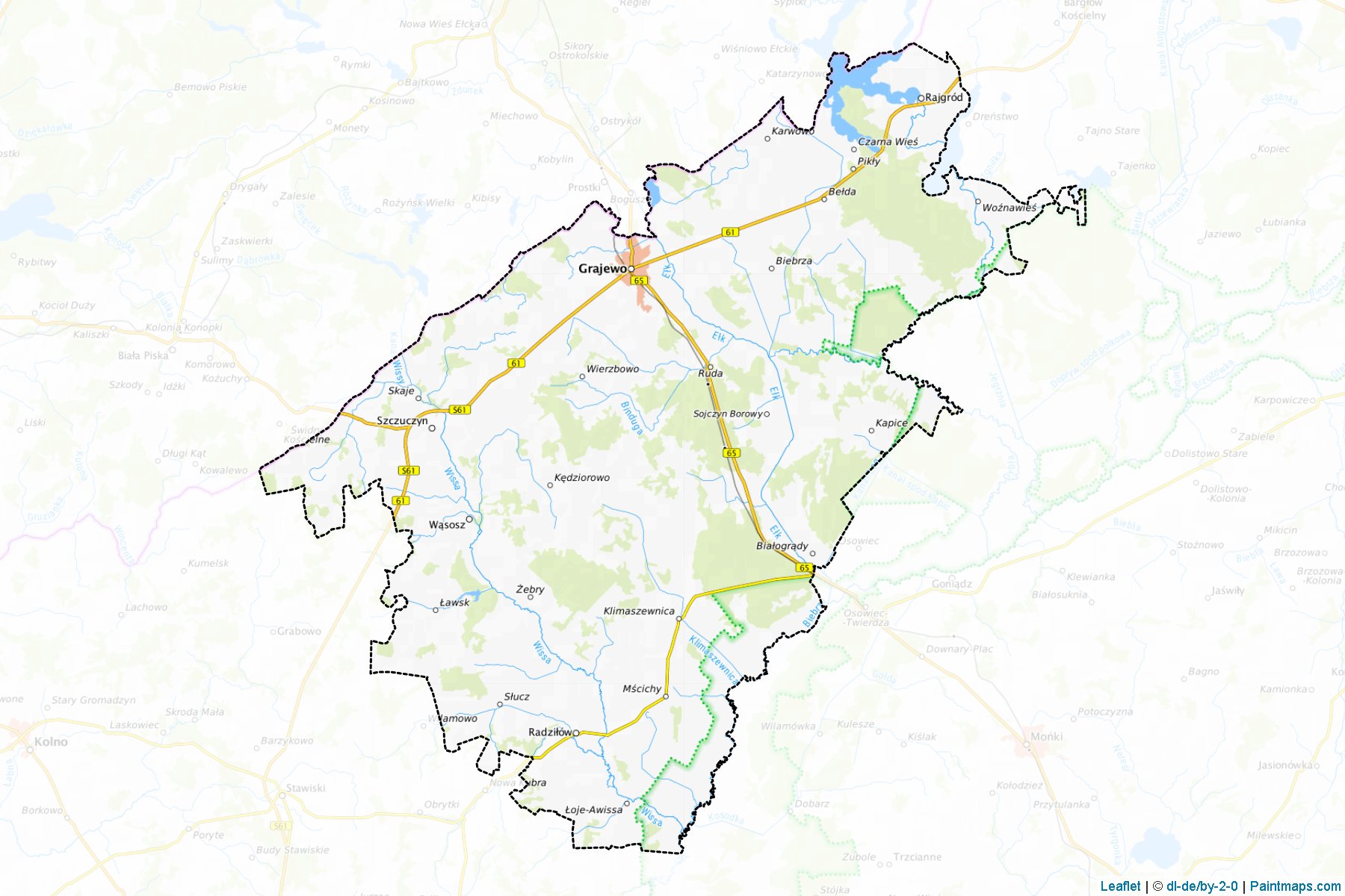 Grajewo (Podlaskie) Map Cropping Samples-1