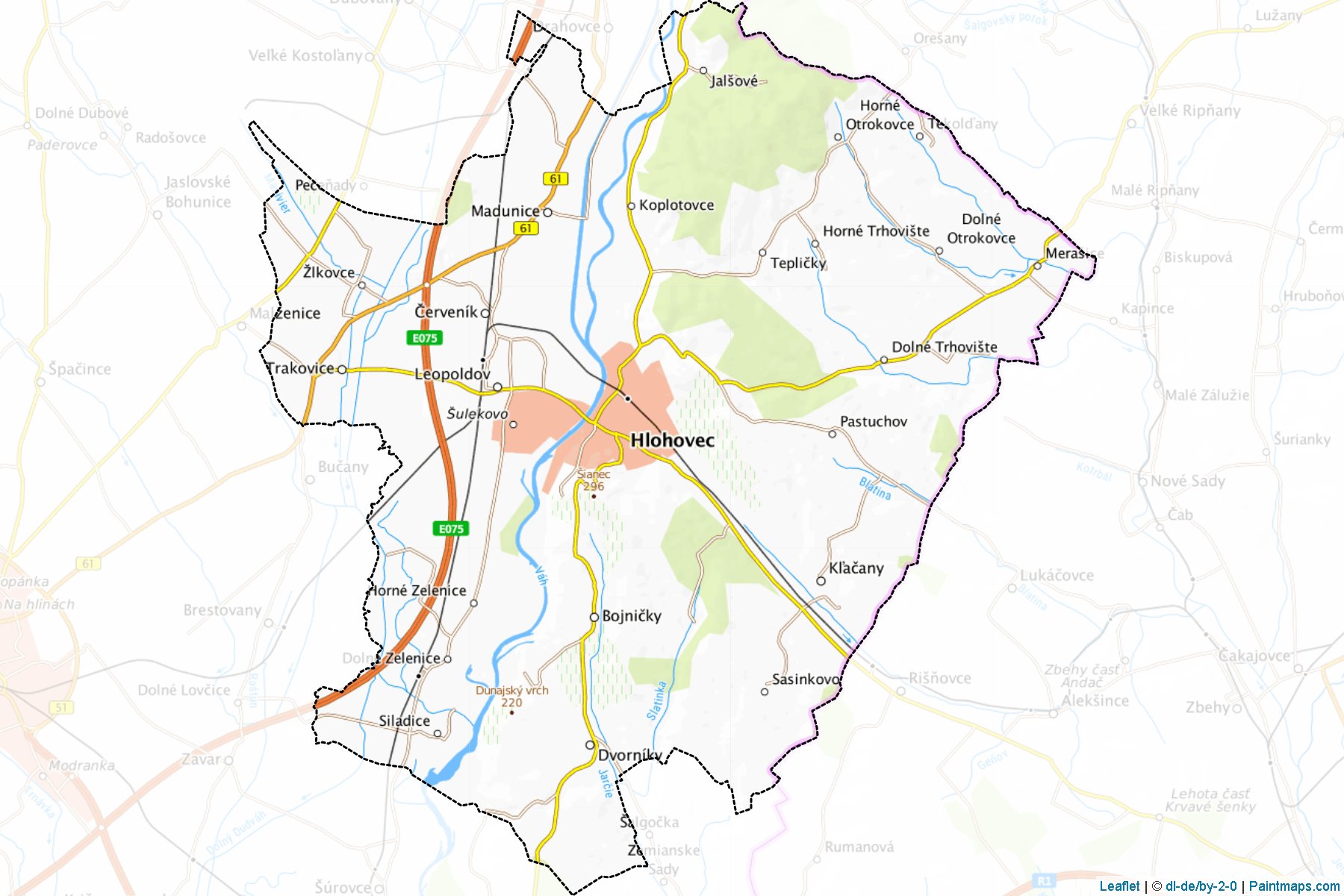 Hlohovec (Trnava) Map Cropping Samples-1