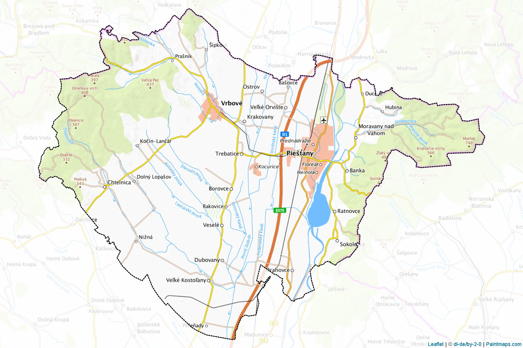 Pieštany (Trnava) Map Cropping Samples-1