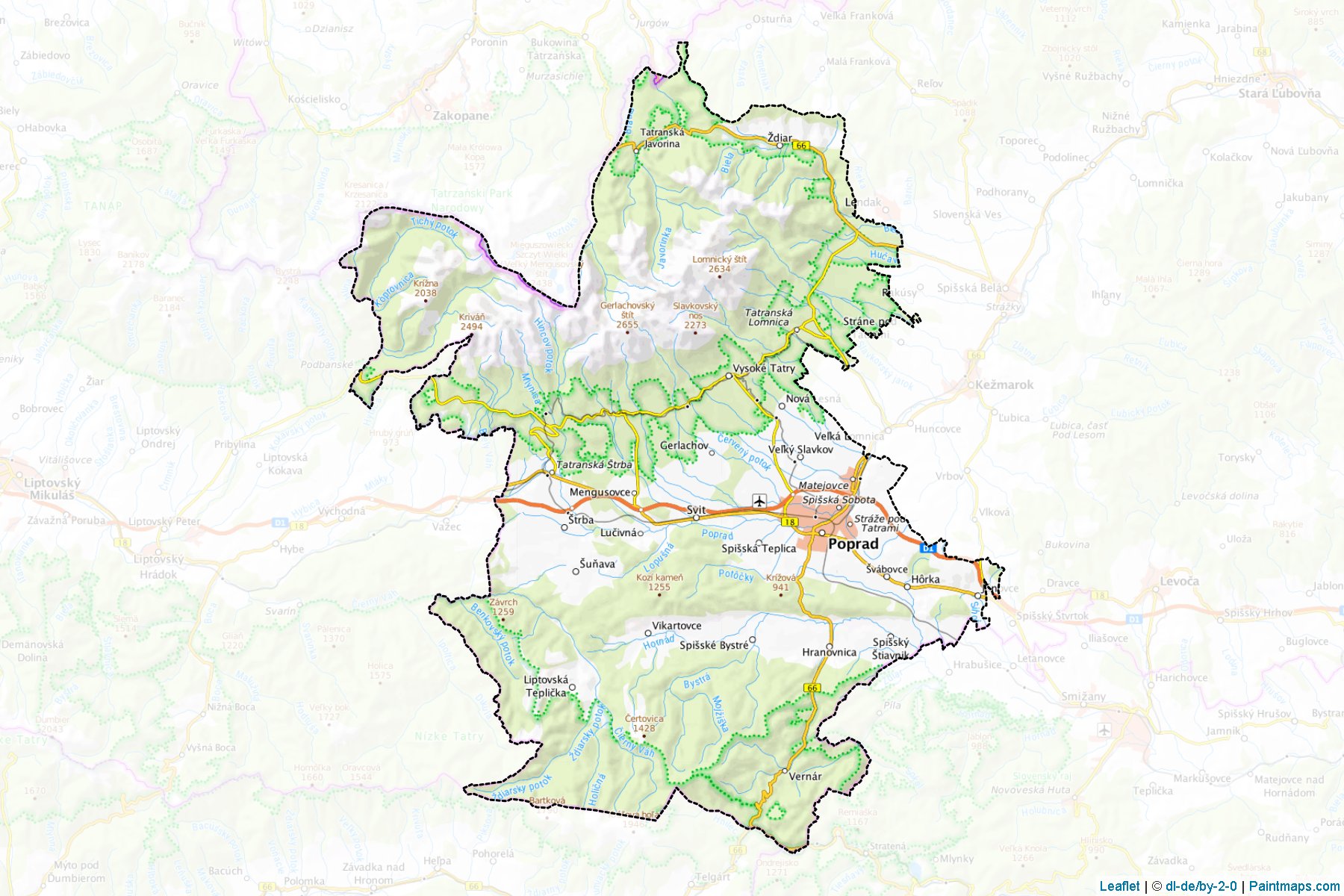 Poprad (Presov) Map Cropping Samples-1