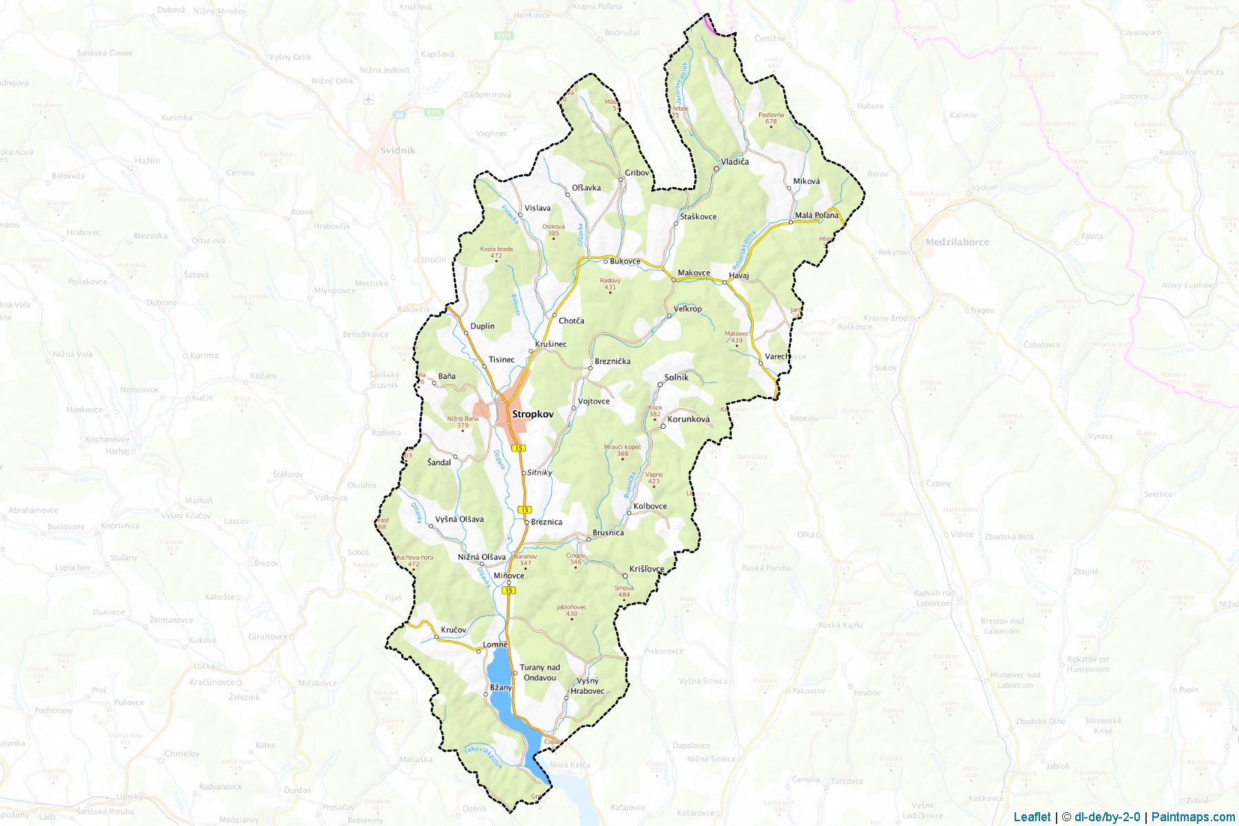 Stropkov (Presov) Map Cropping Samples-1