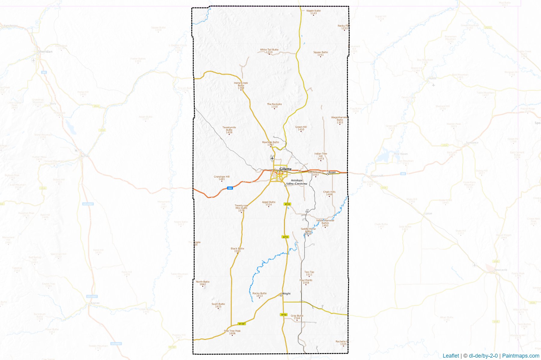 Campbell (Wyoming) Map Cropping Samples-1