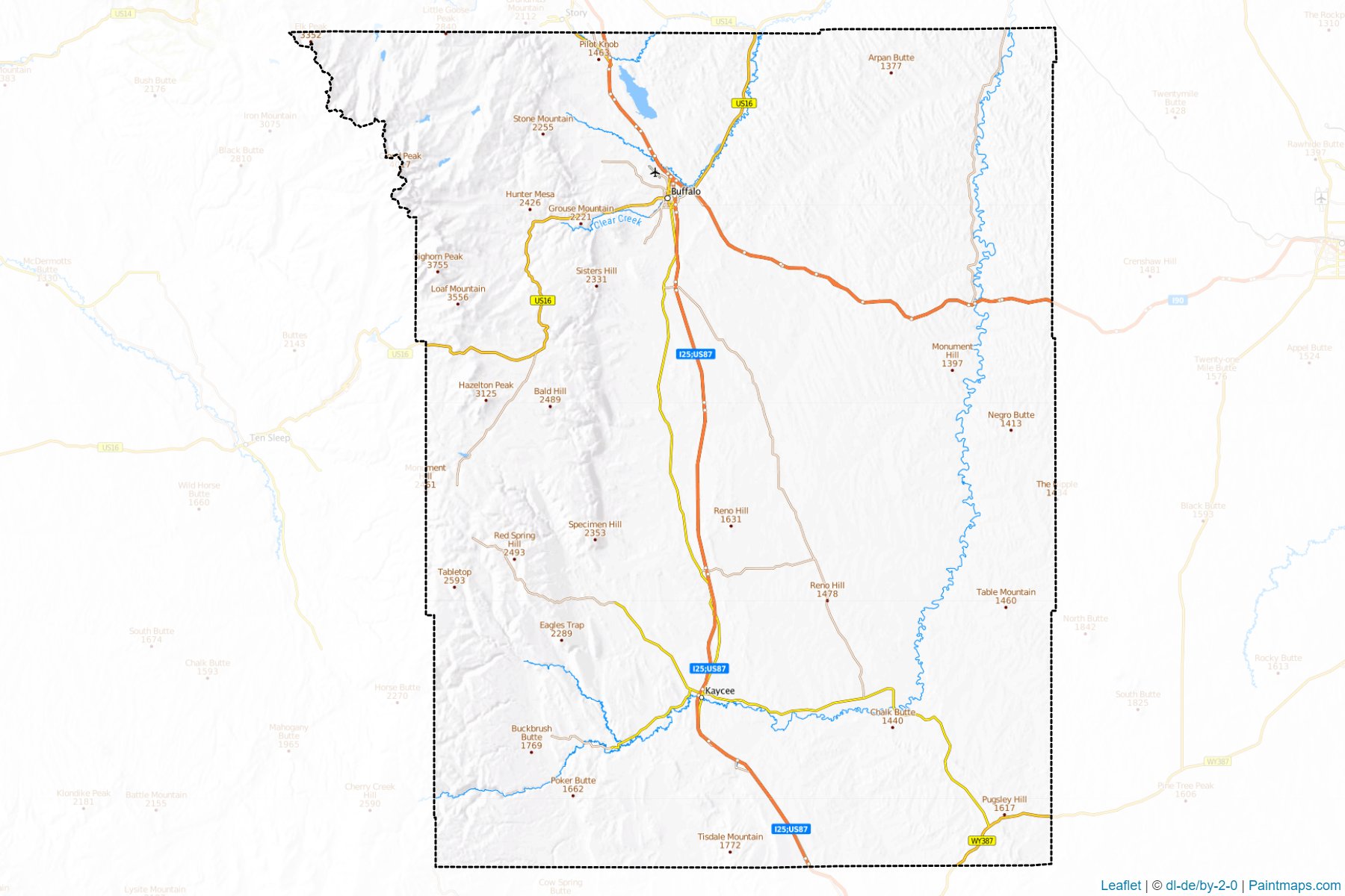 Muestras de recorte de mapas Johnson (Wyoming)-1