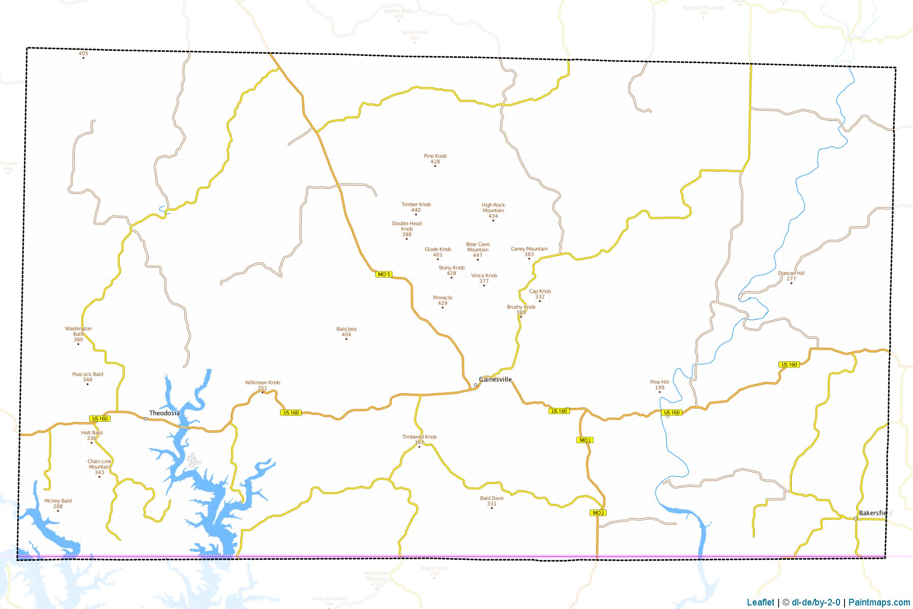 Ozark (Missouri) Map Cropping Samples-1