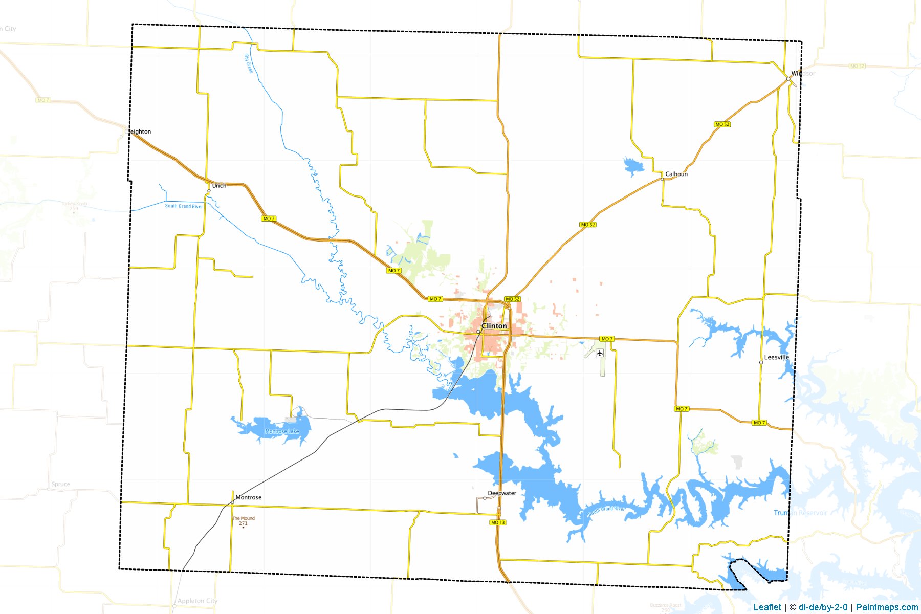 Muestras de recorte de mapas Henry (Missouri)-1