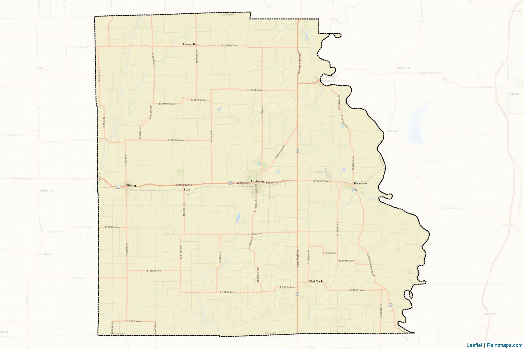 Crawford (Illinois) Map Cropping Samples-2