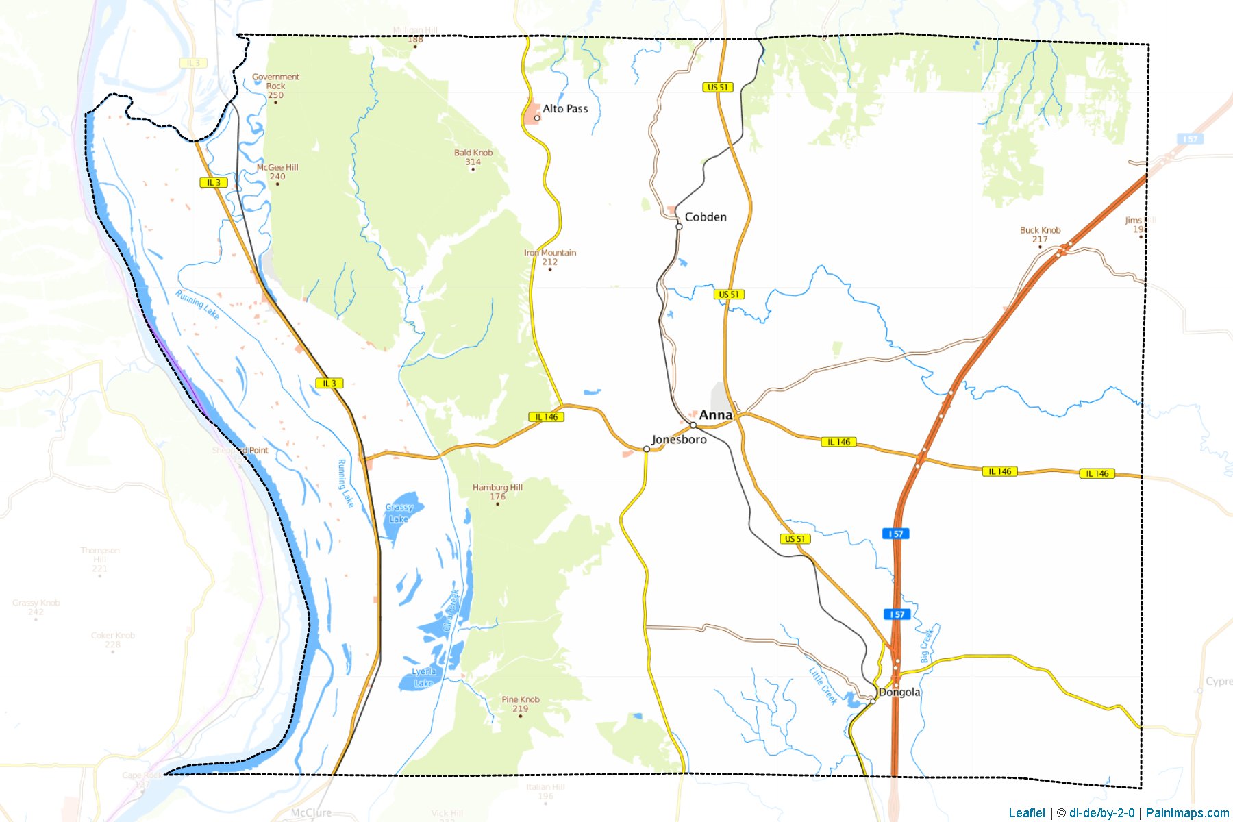 Union (Illinois) Map Cropping Samples-1