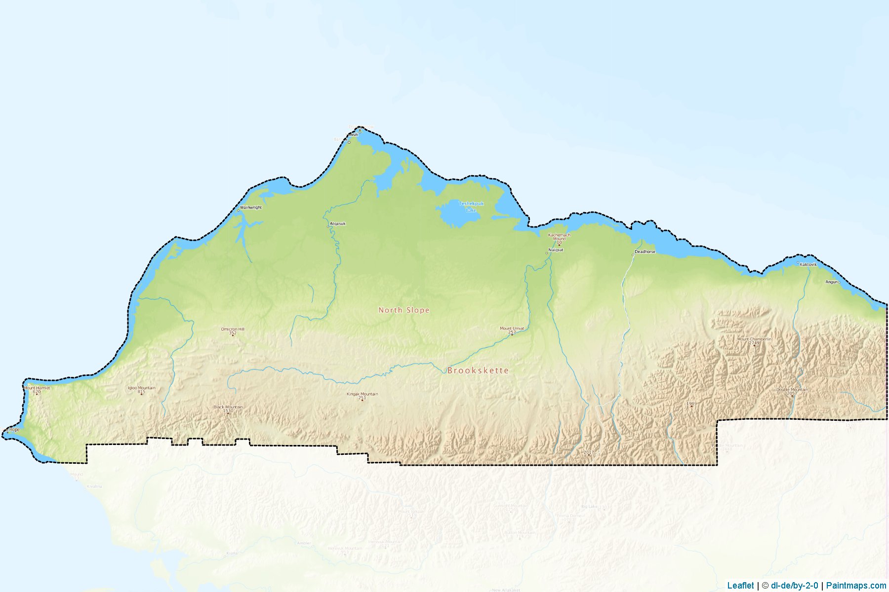 North Slope (Alaska) Map Cropping Samples-1