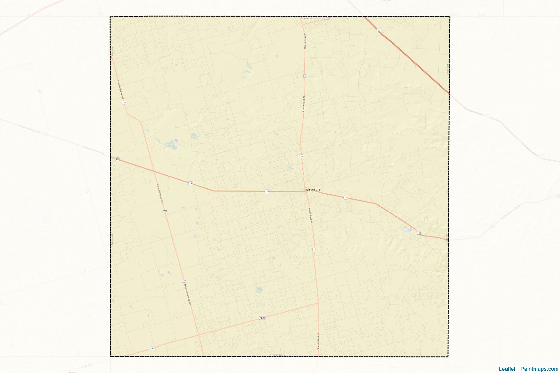 Glasscock (Texas) Map Cropping Samples-2