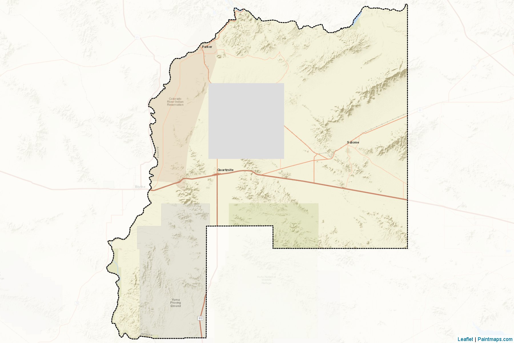 Muestras de recorte de mapas La Paz (Arizona)-2