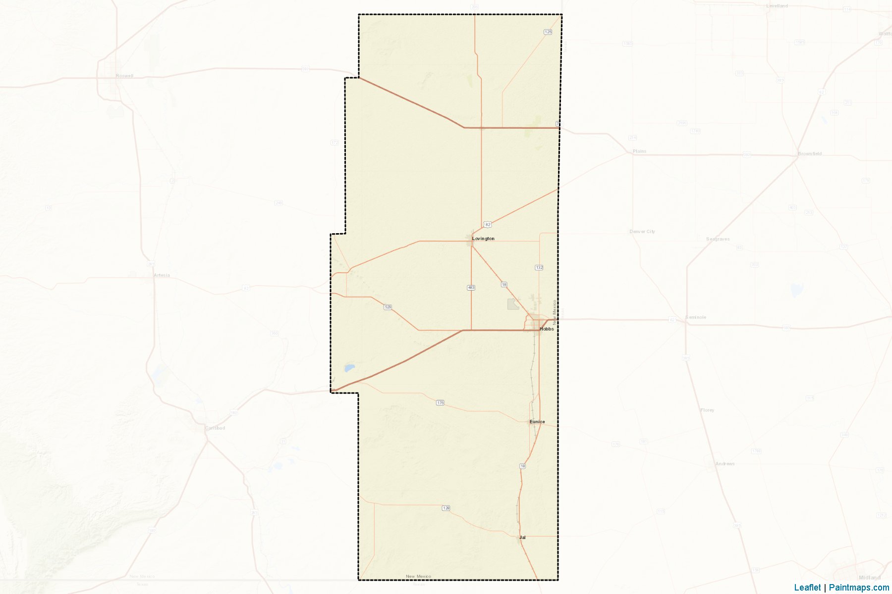 Muestras de recorte de mapas Lea (New Mexico)-2