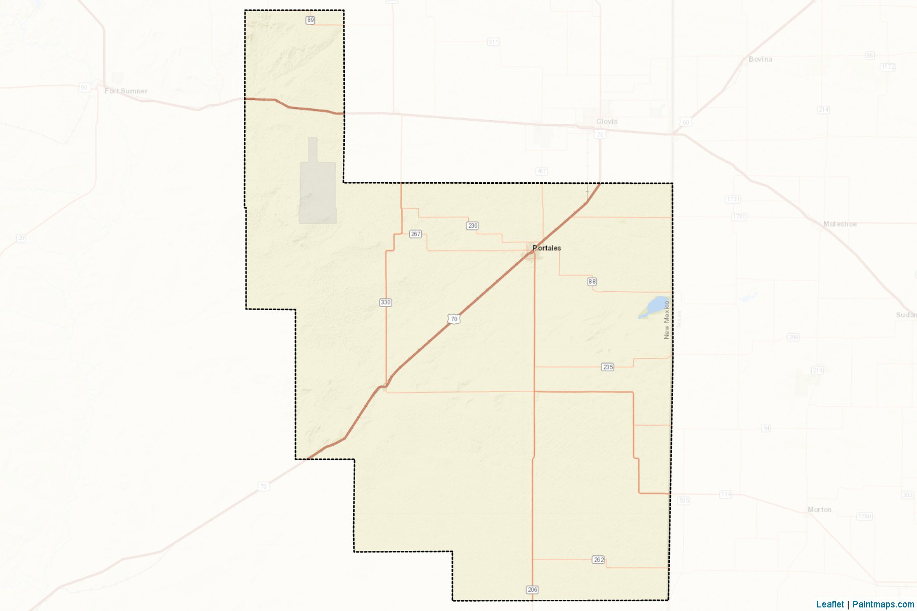 Roosevelt (New Mexico) Map Cropping Samples-2