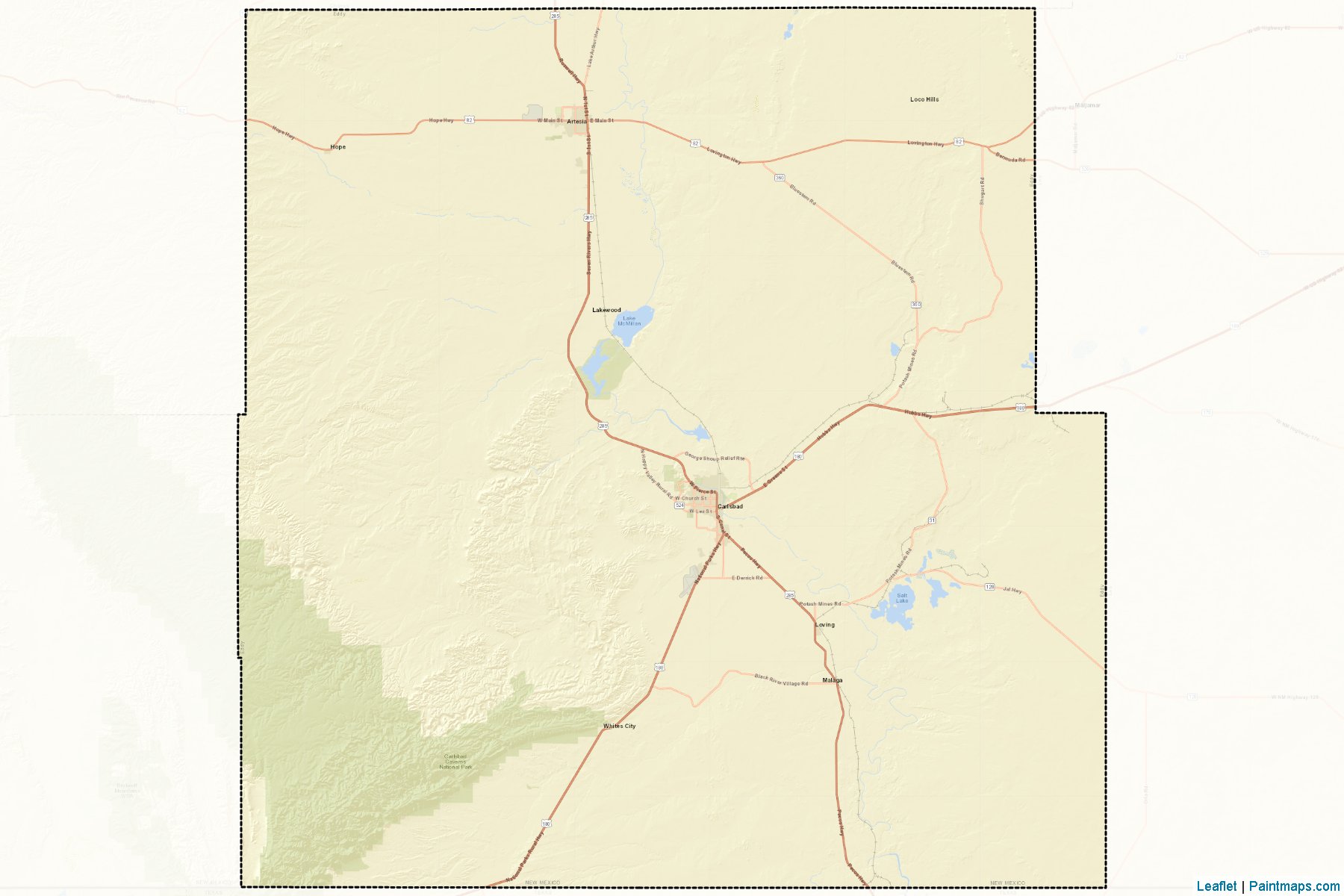 Eddy (New Mexico) Map Cropping Samples-2