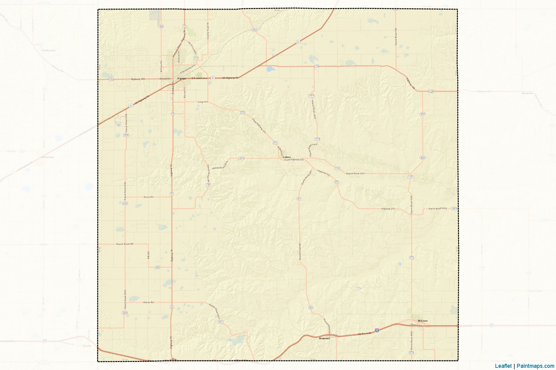 Gray (Texas) Map Cropping Samples-2