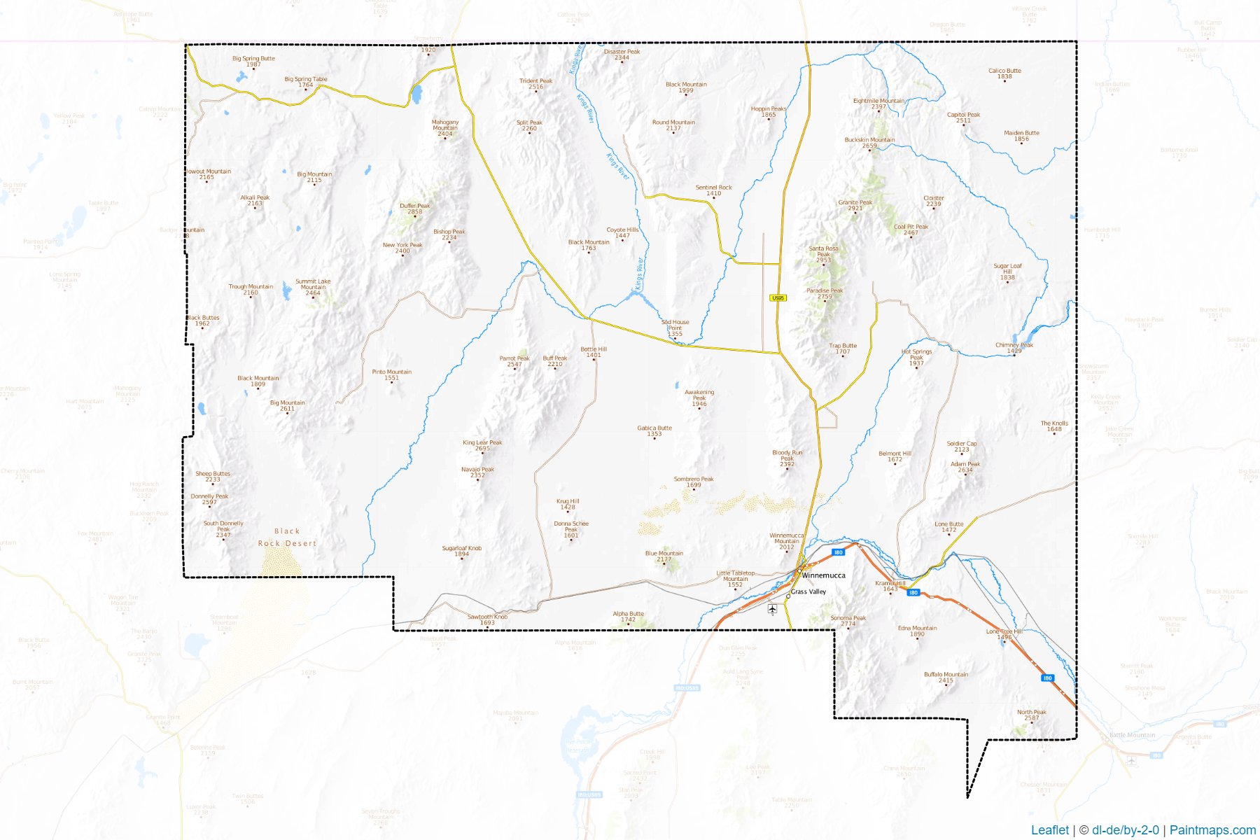 Humboldt (Nevada) Map Cropping Samples-1