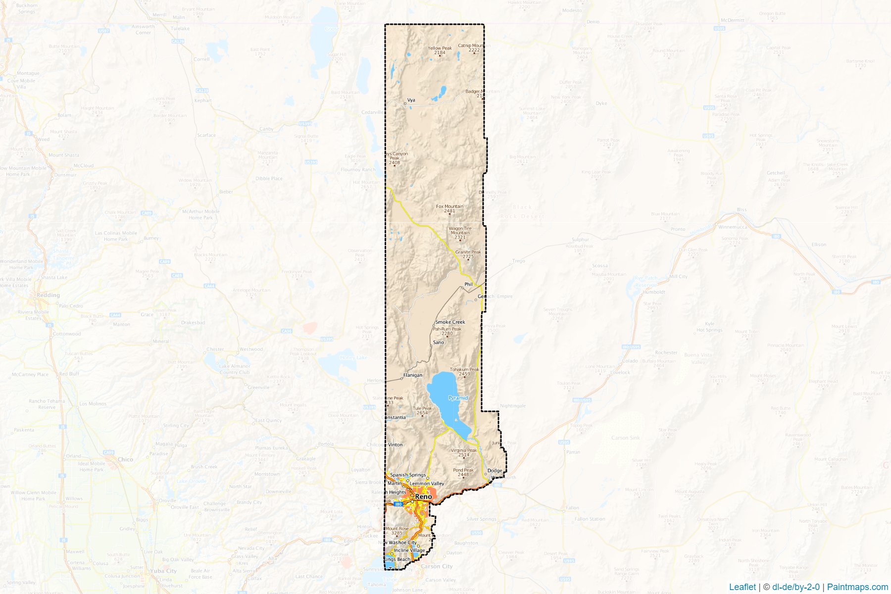 Muestras de recorte de mapas Washoe (Nevada)-1