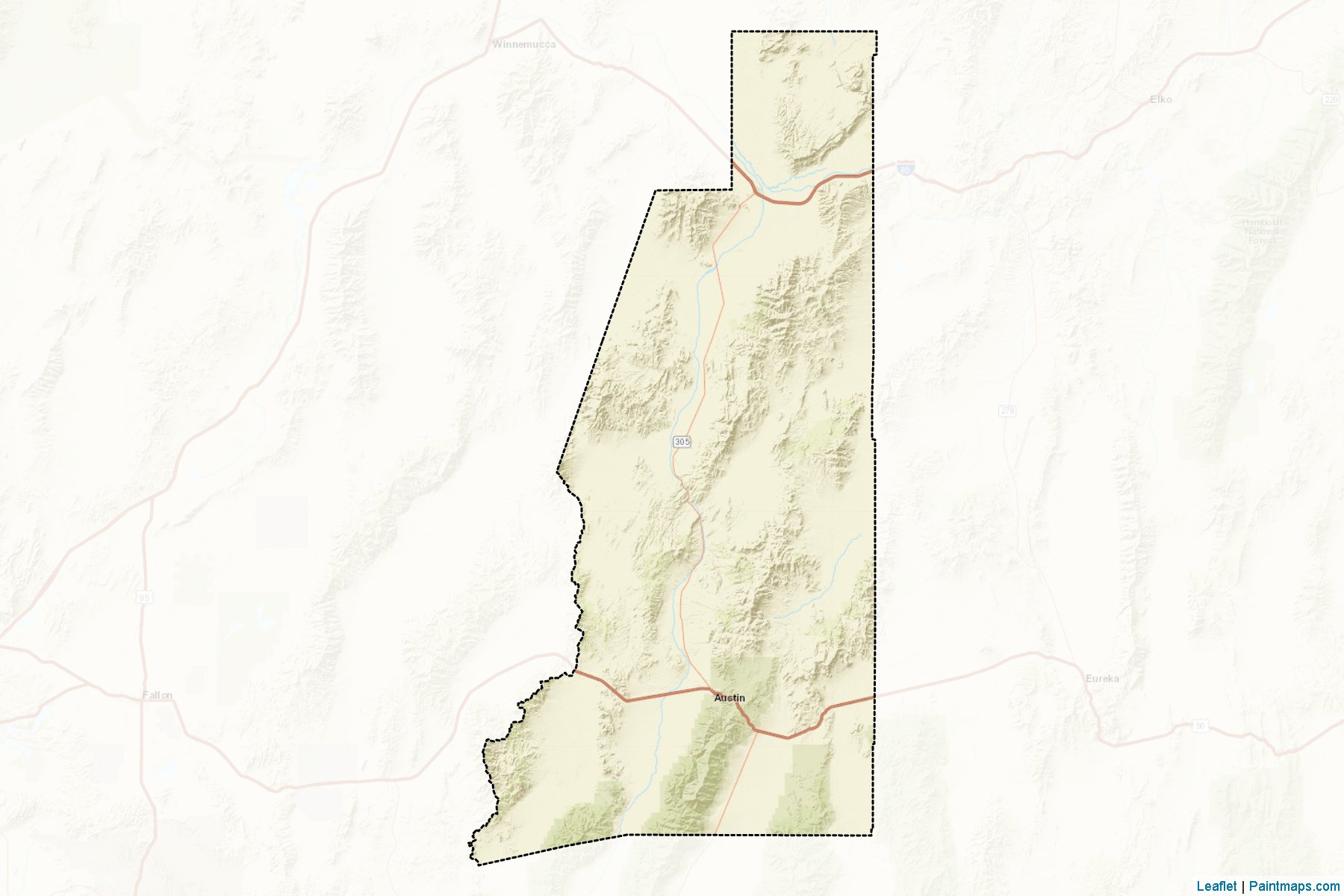 Lander (Nevada) Map Cropping Samples-2