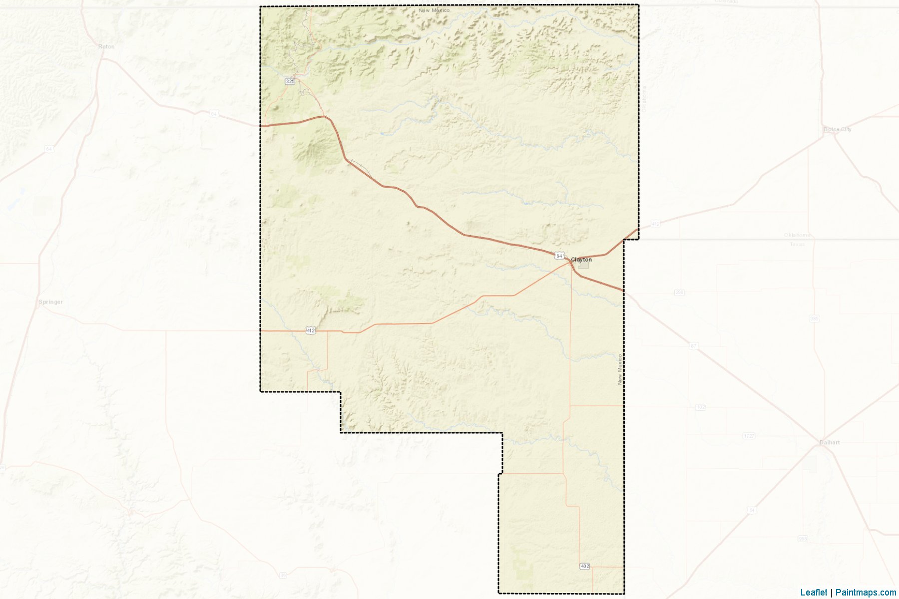 Union (New Mexico) Map Cropping Samples-2