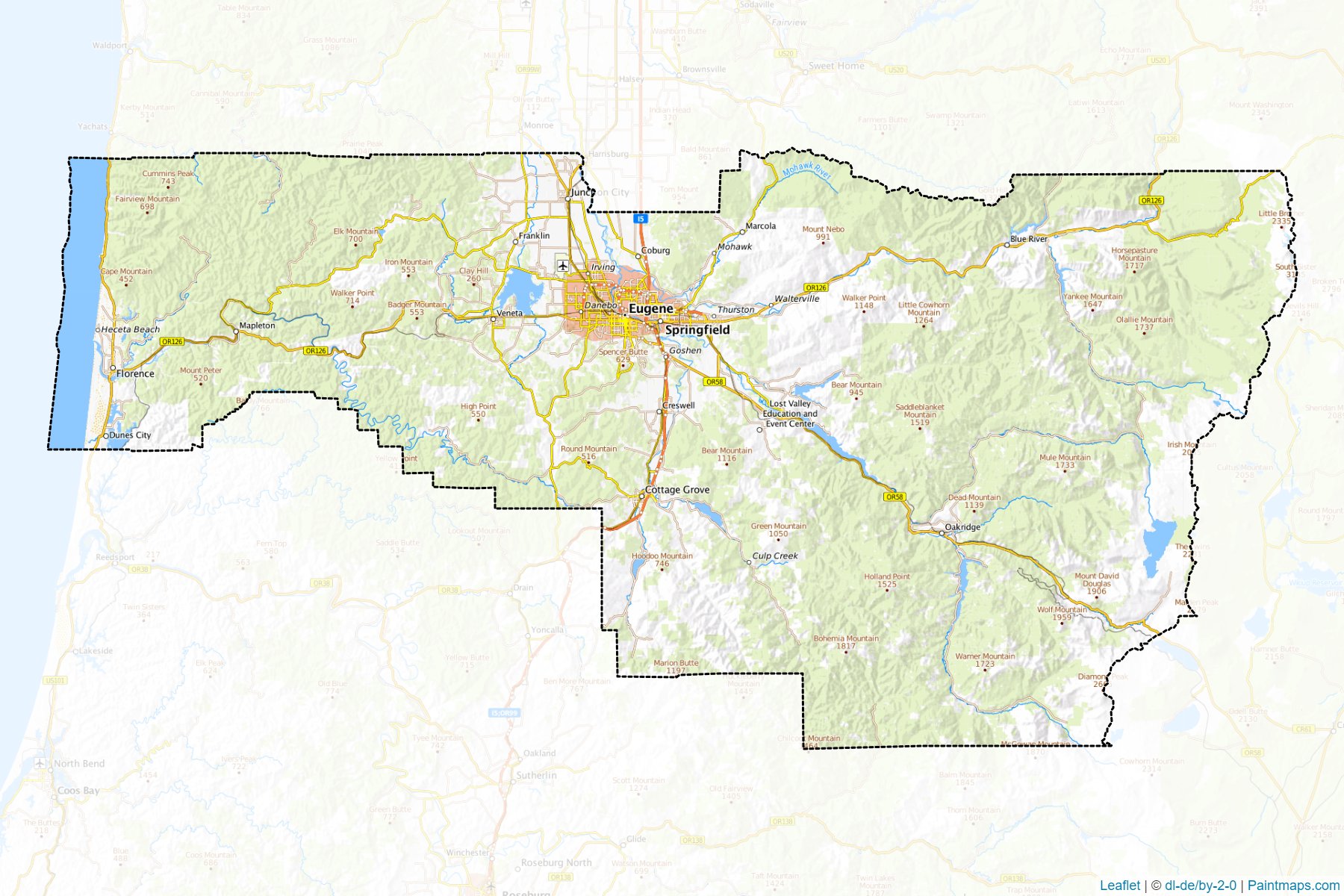 Lane (Oregon) Map Cropping Samples-1