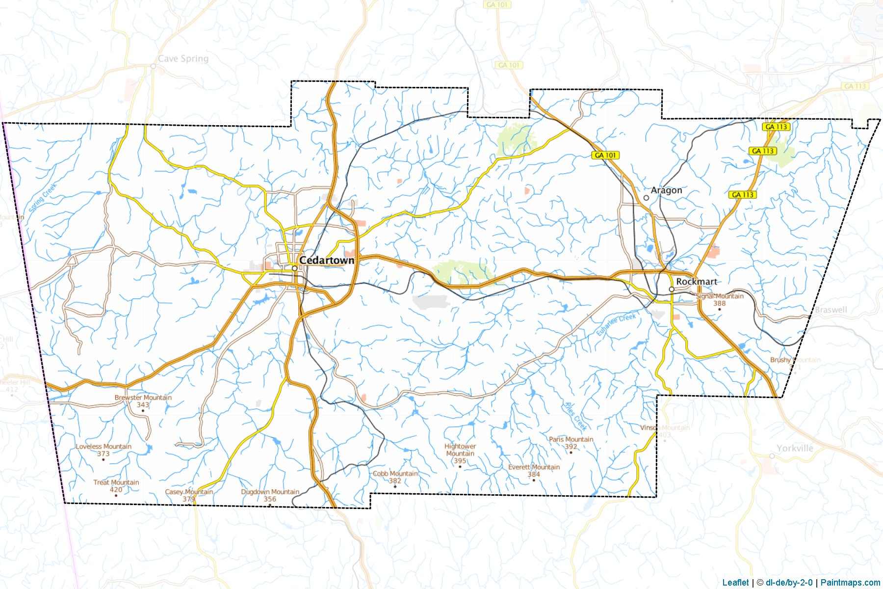 Polk (Georgia) Map Cropping Samples-1