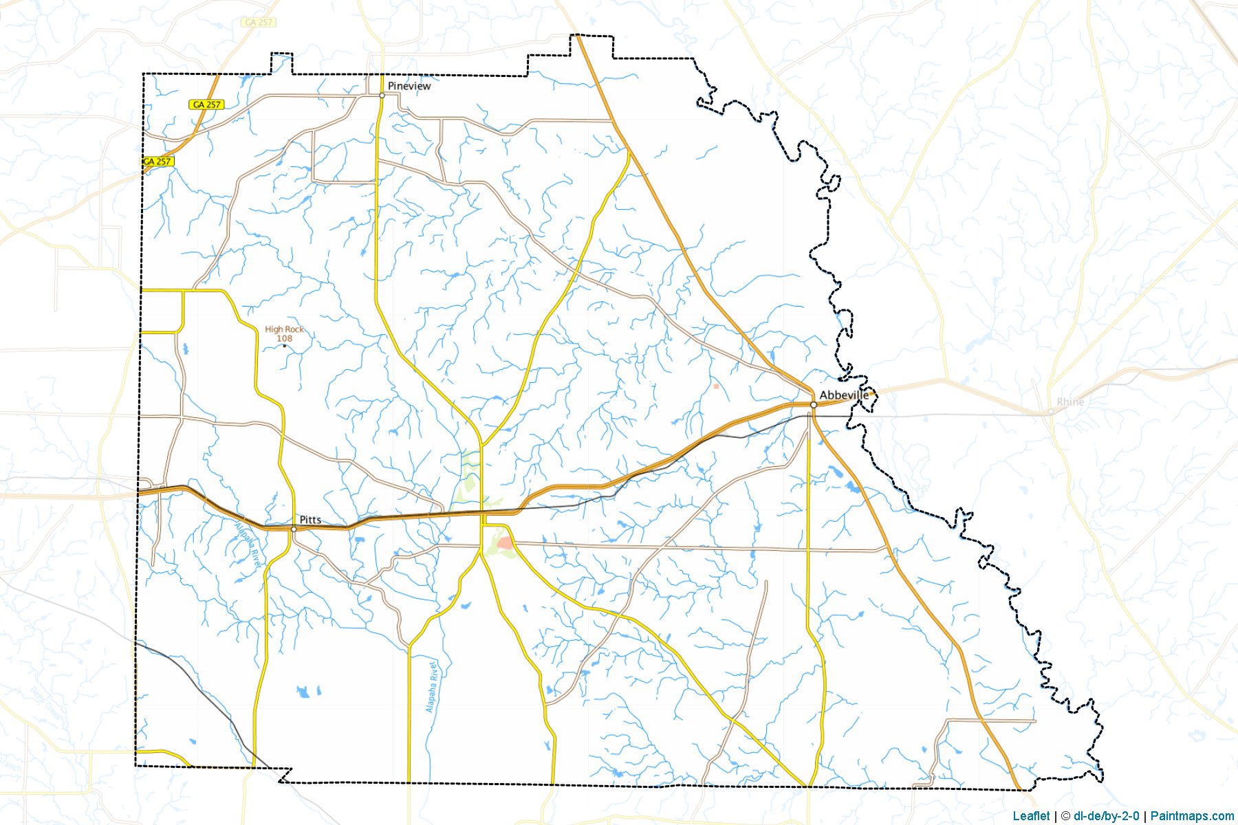 Wilcox (Georgia) Map Cropping Samples-1