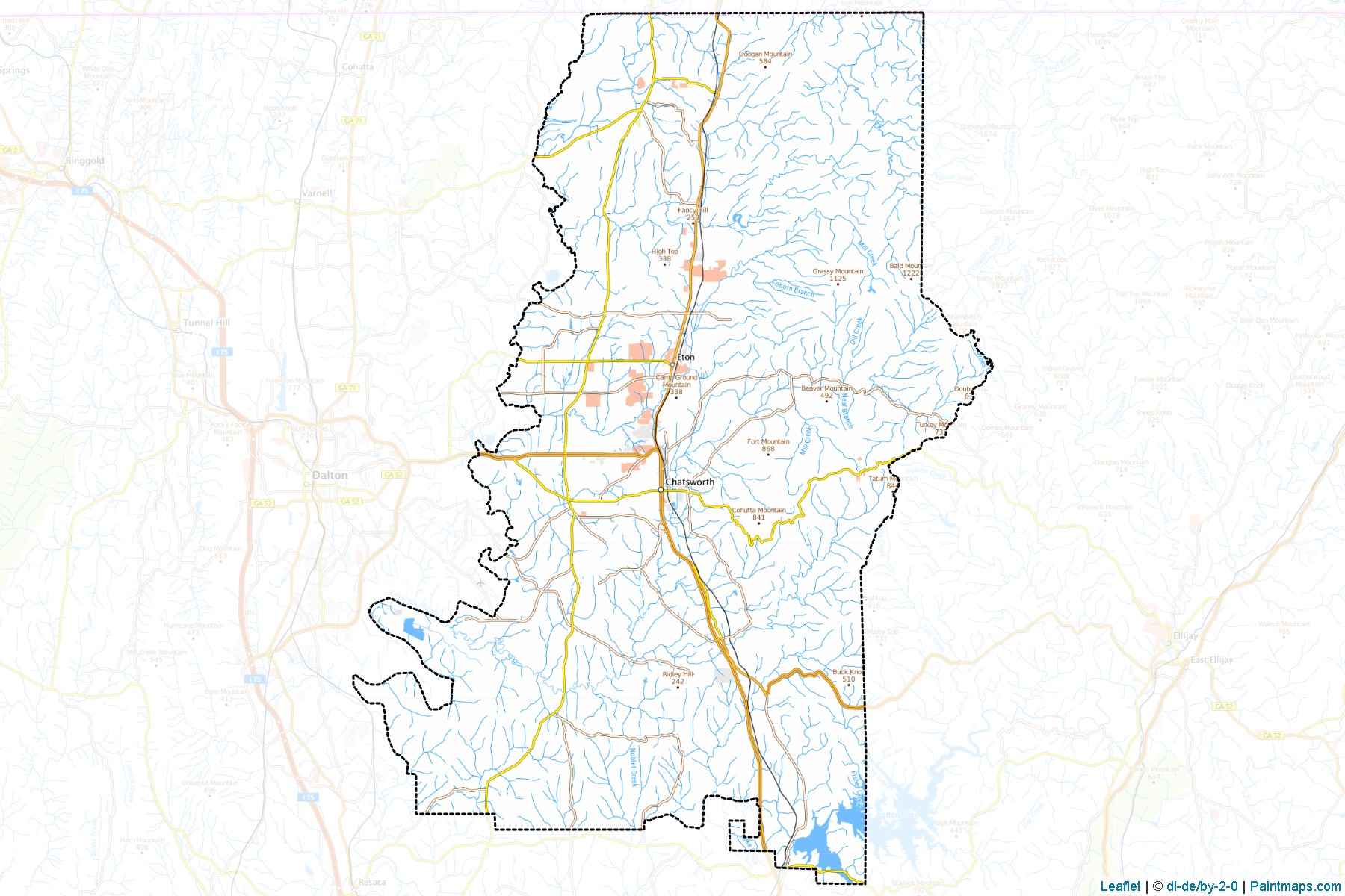 Murray (Georgia) Map Cropping Samples-1