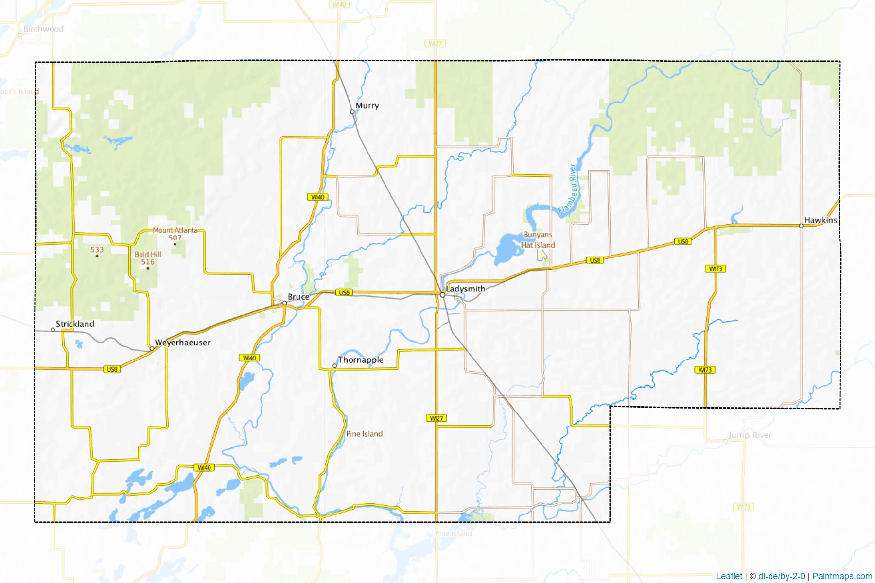 Rusk (Wisconsin) Map Cropping Samples-1