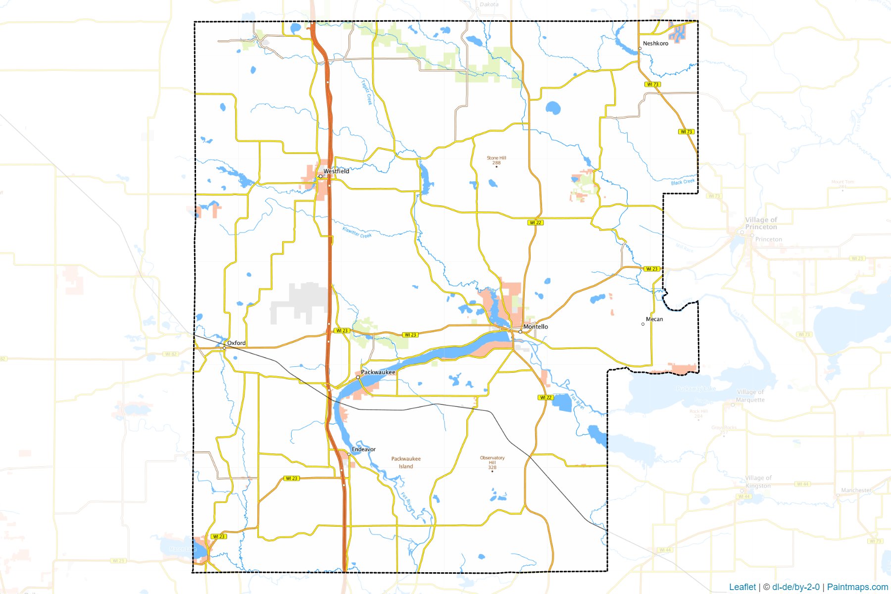 Marquette (Wisconsin) Map Cropping Samples-1