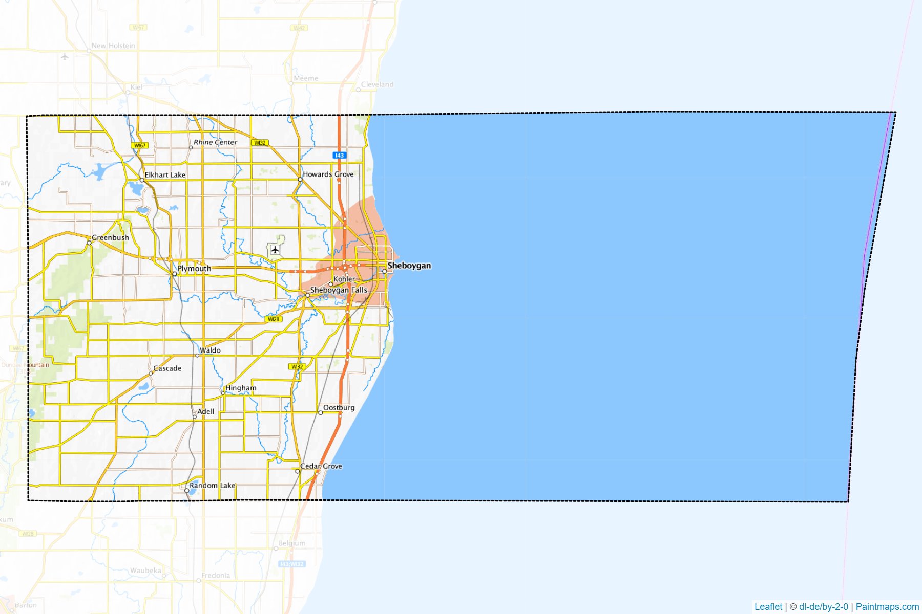 Sheboygan (Wisconsin) Map Cropping Samples-1