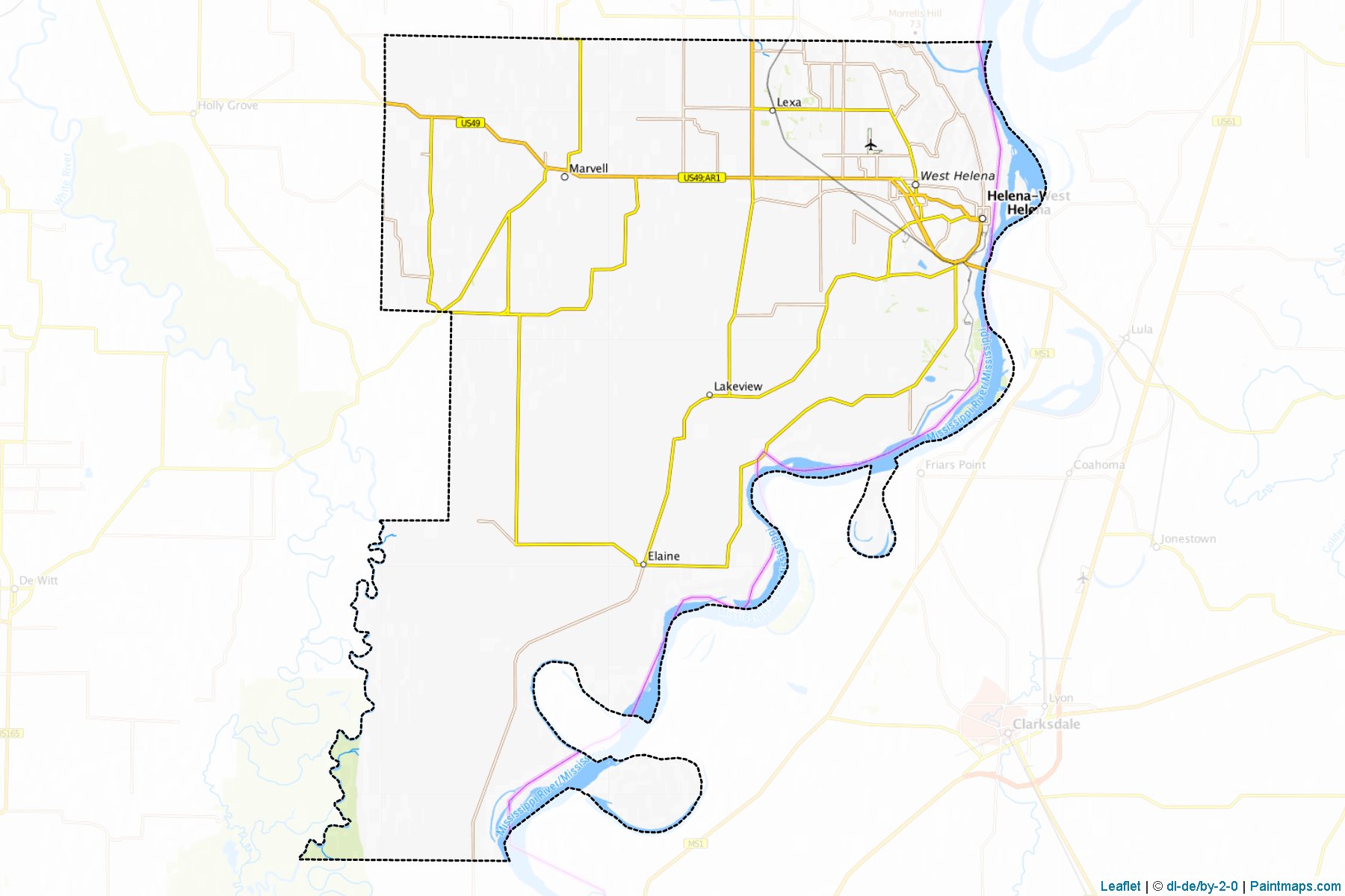 Phillips (Arkansas) Map Cropping Samples-1