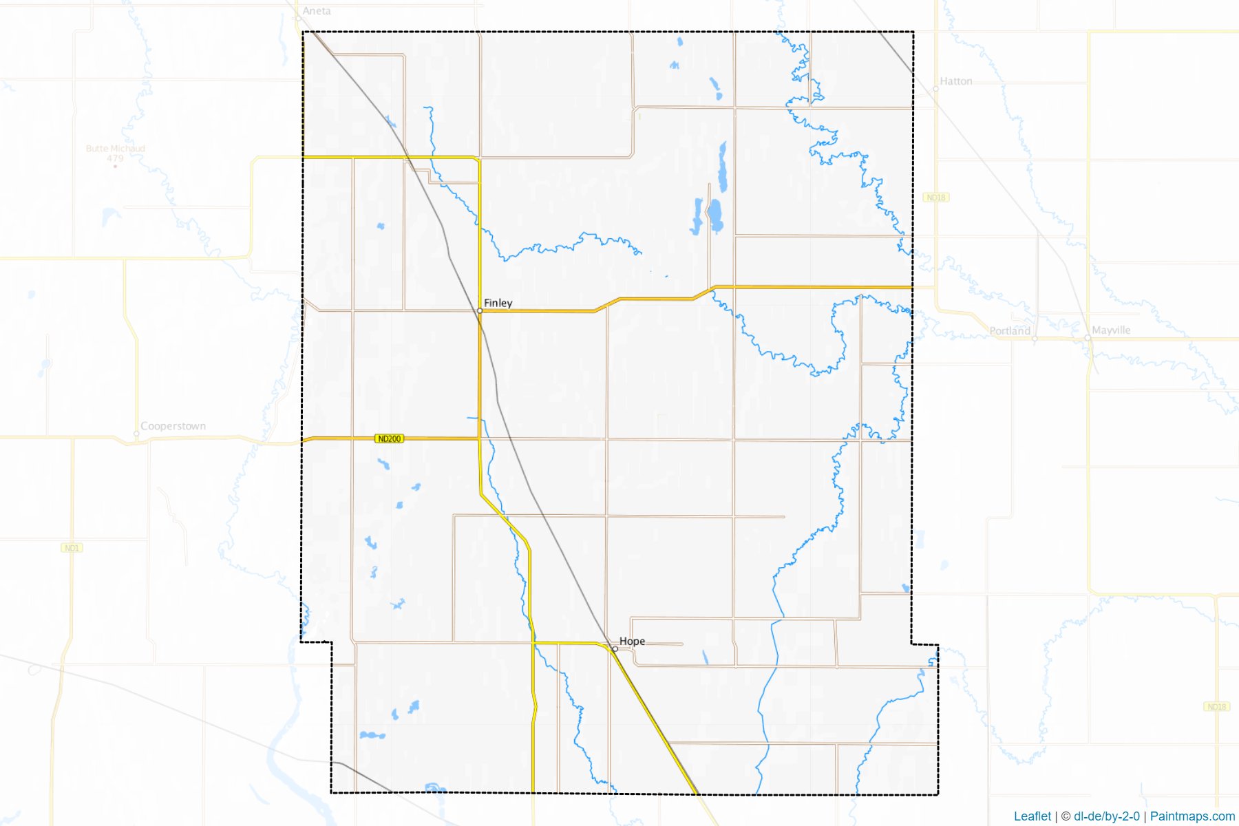 Steele (North Dakota) Map Cropping Samples-1