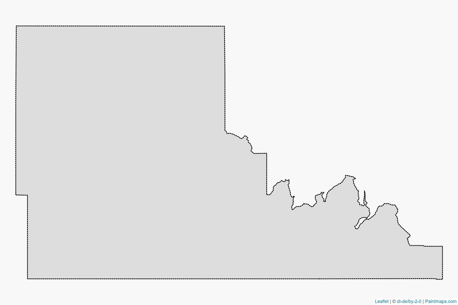 Muestras de recorte de mapas Benson (North Dakota)-1