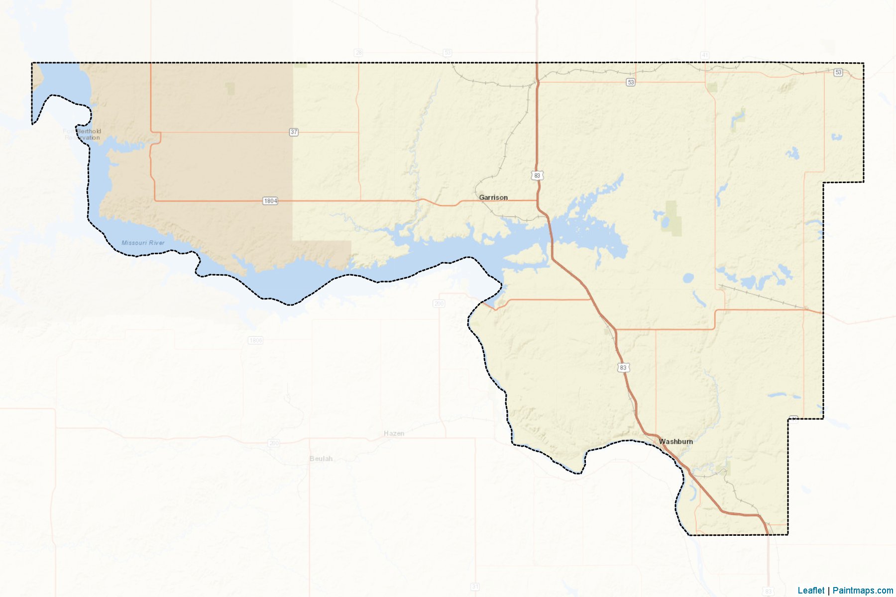 McLean (North Dakota) Map Cropping Samples-2