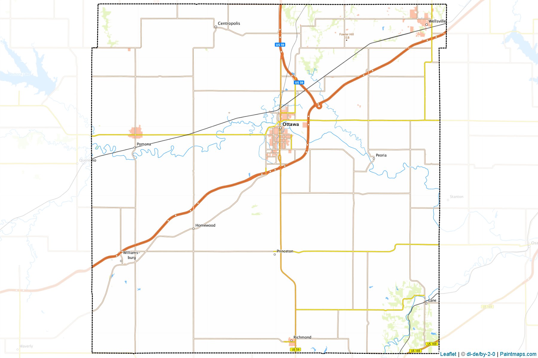 Franklin (Kansas) Map Cropping Samples-1