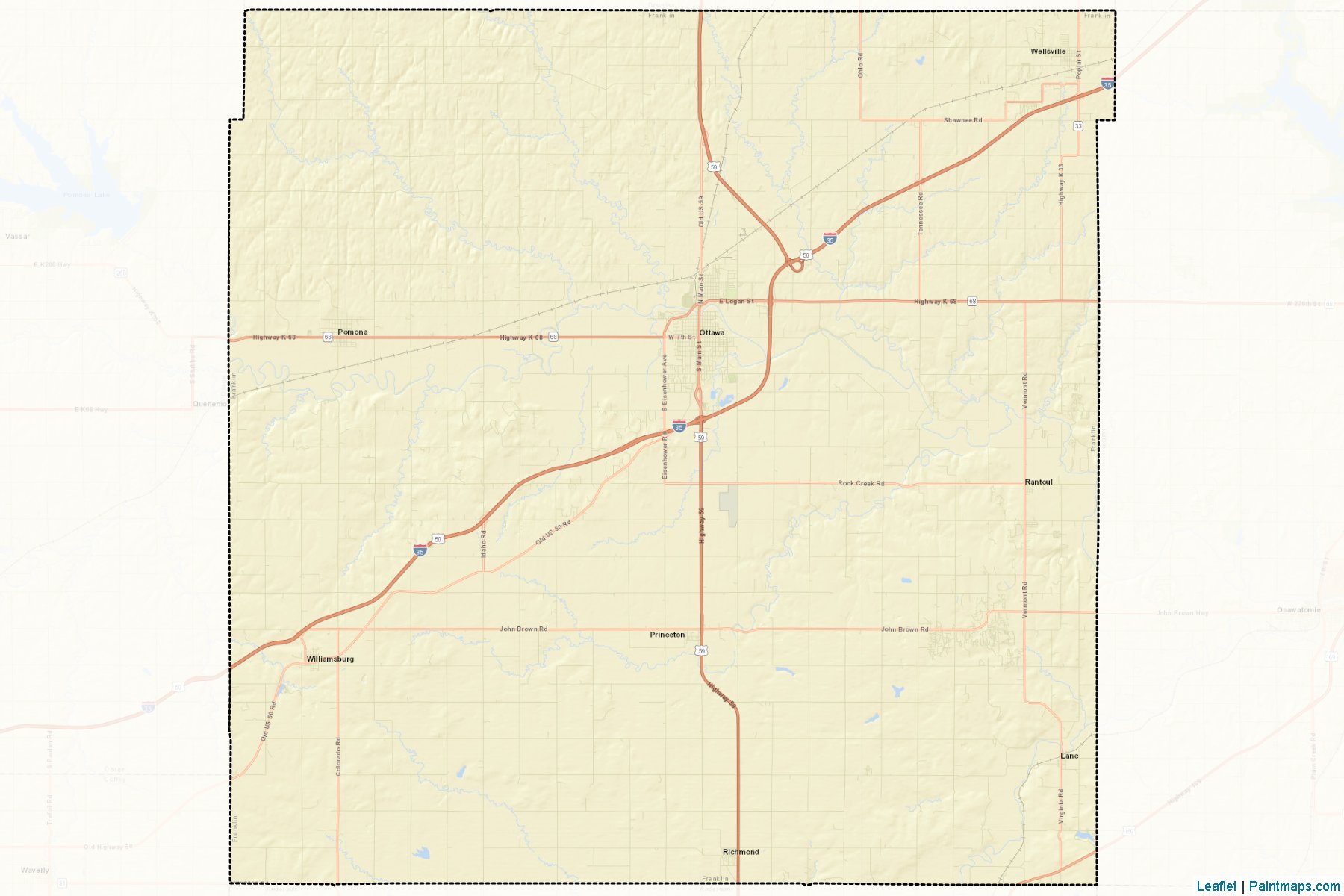 Franklin (Kansas) Map Cropping Samples-2