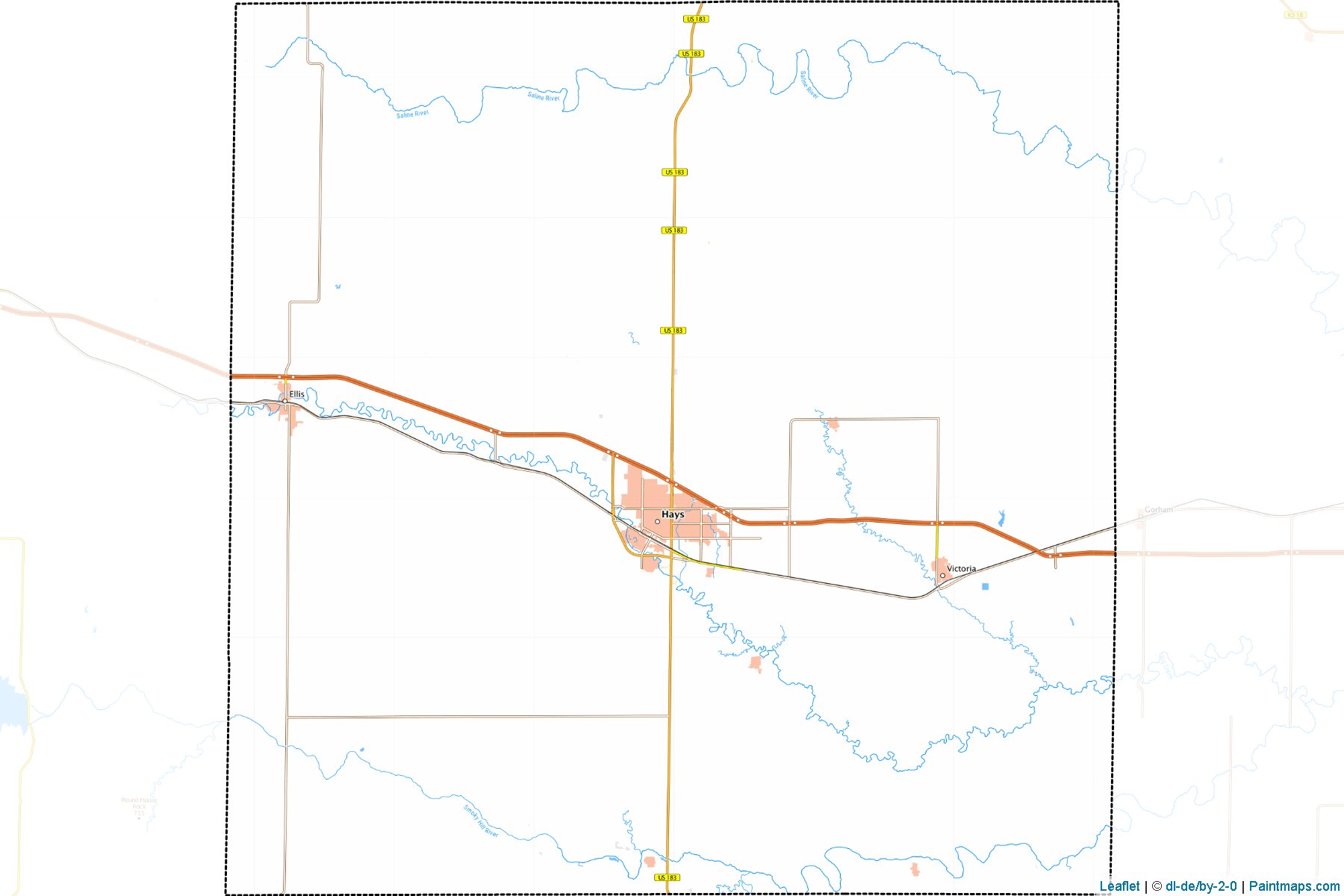 Ellis (Kansas) Map Cropping Samples-1