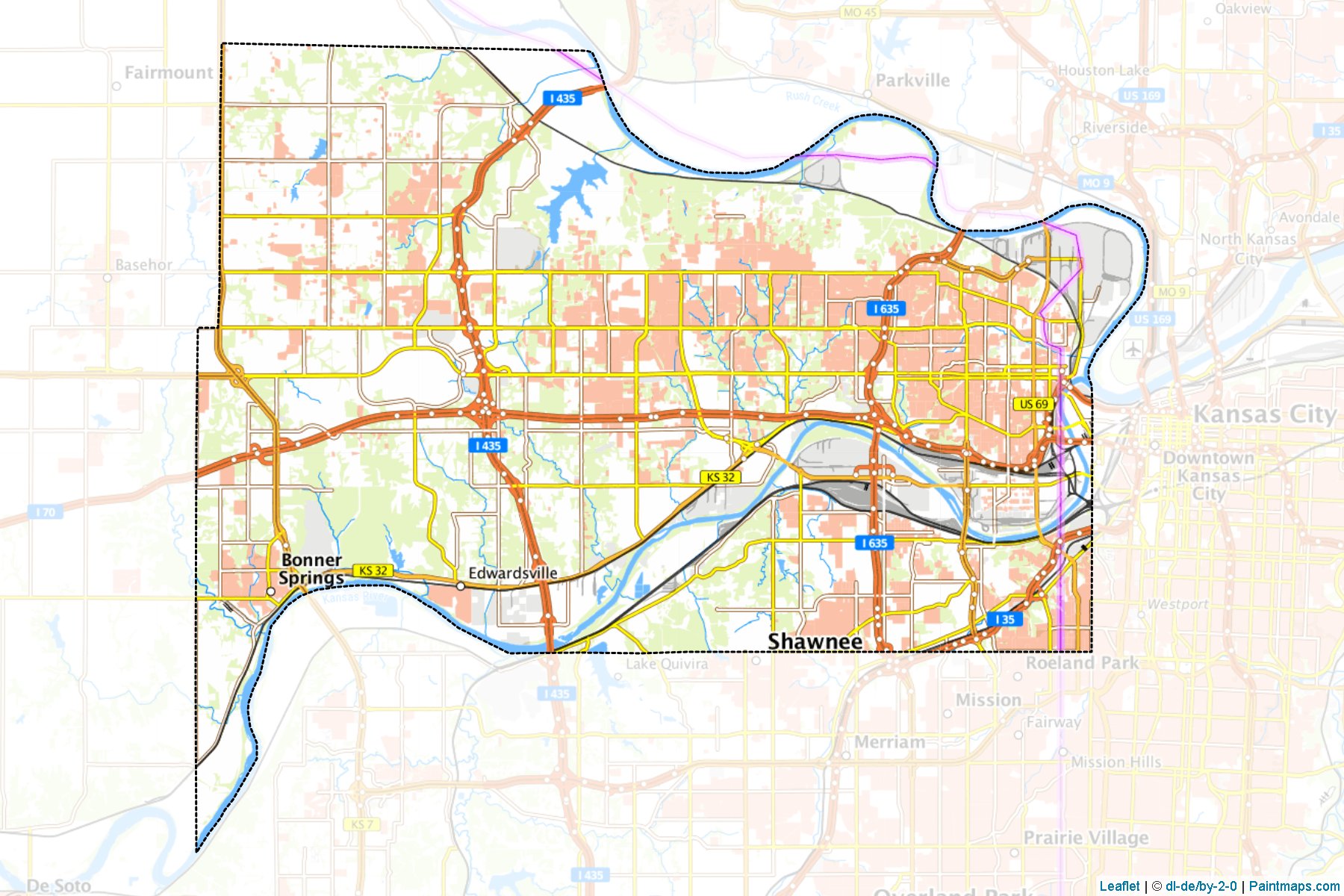 Wyandotte (Kansas) Map Cropping Samples-1