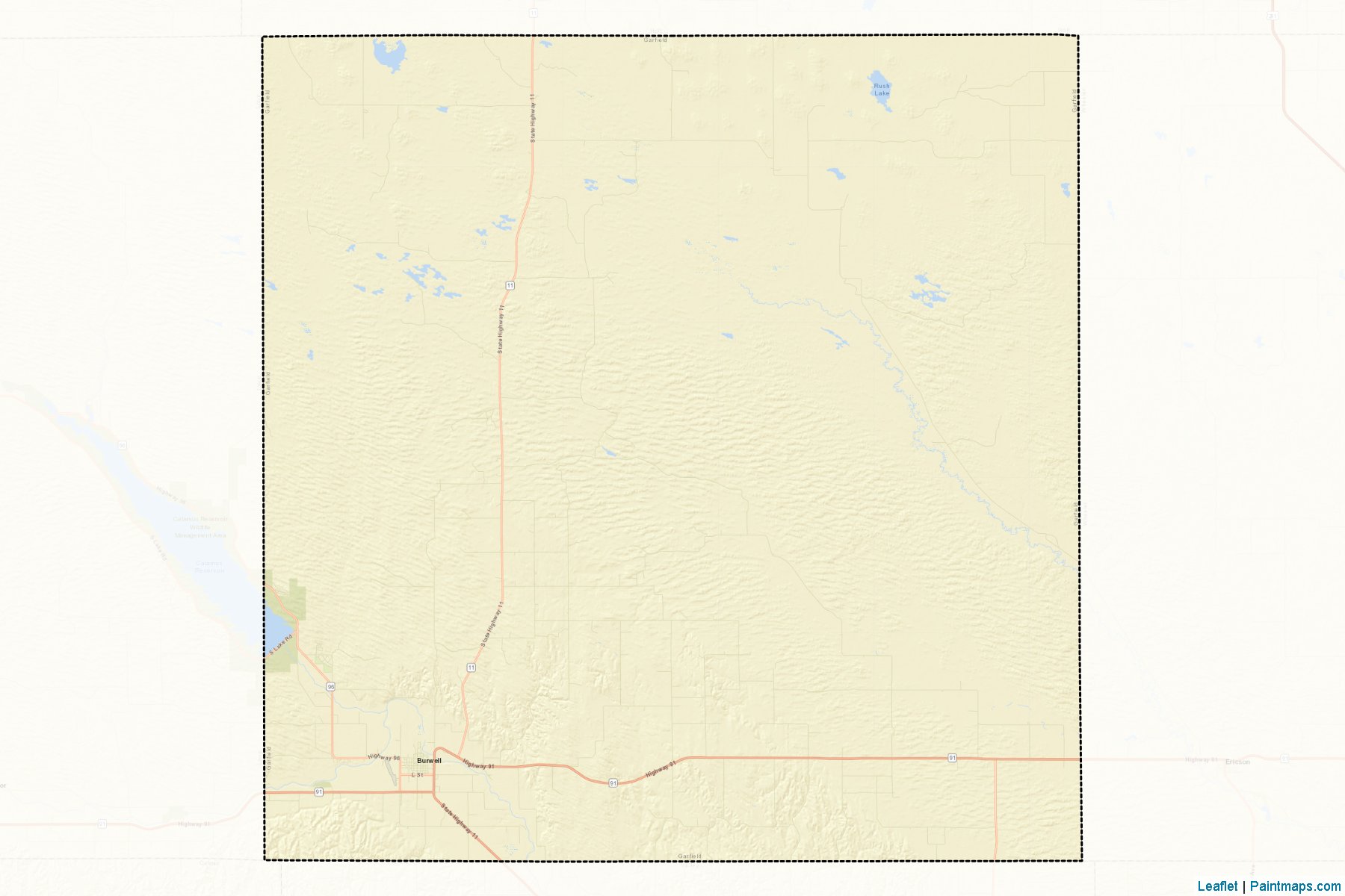 Garfield (Nebraska) Map Cropping Samples-2