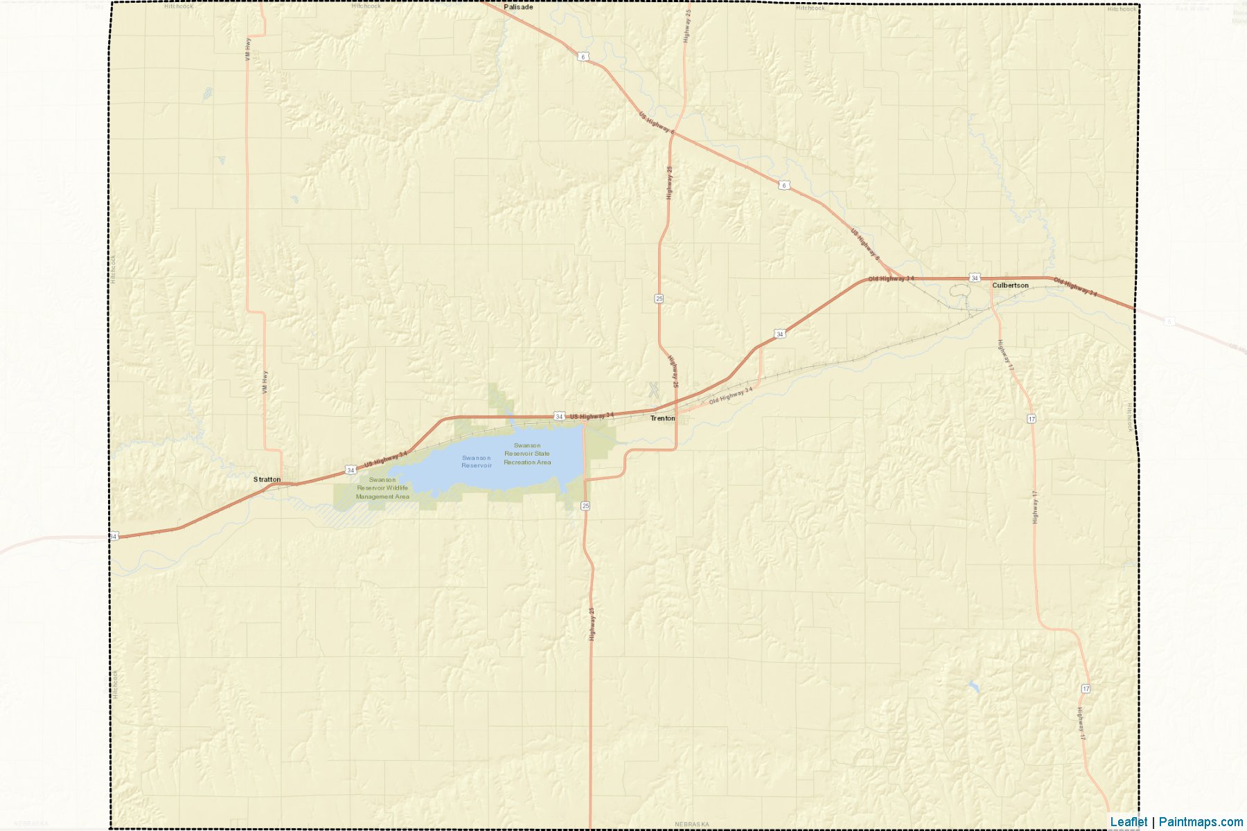 Hitchcock (Nebraska) Map Cropping Samples-2