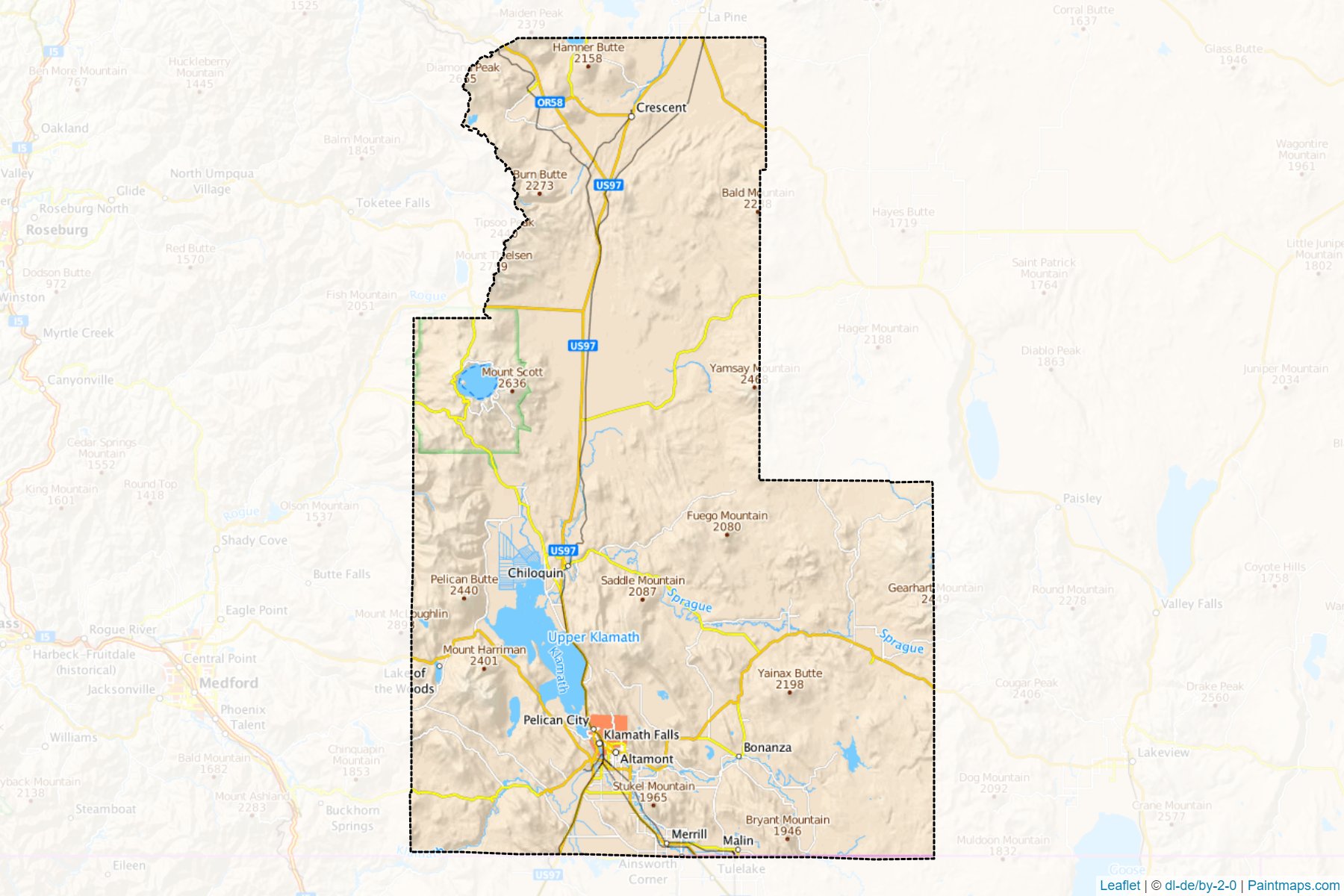 Klamath (Oregon) Map Cropping Samples-1