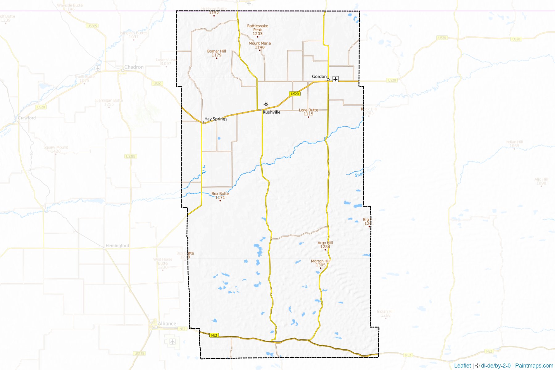 Sheridan (Nebraska) Map Cropping Samples-1