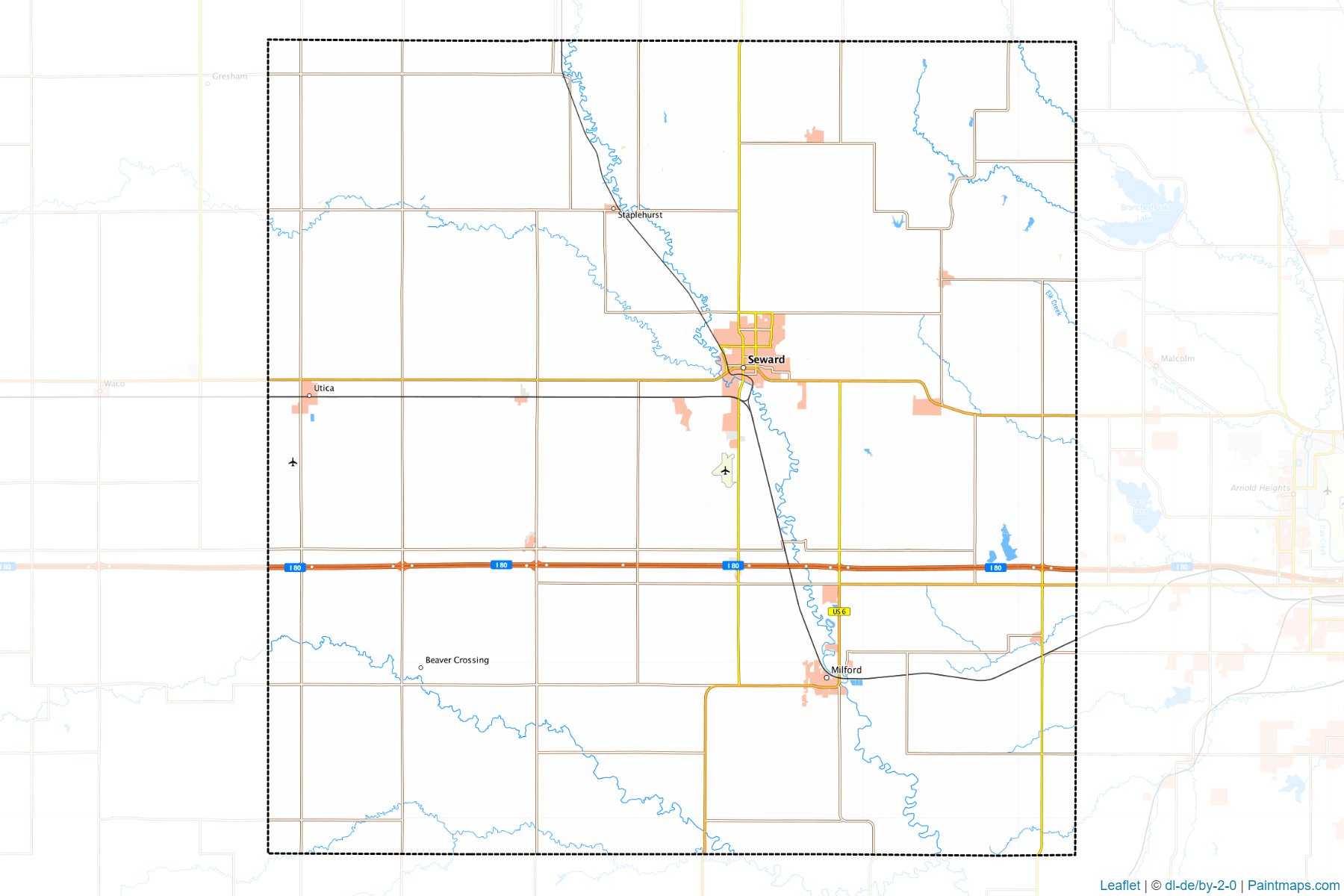 Seward (Nebraska) Map Cropping Samples-1